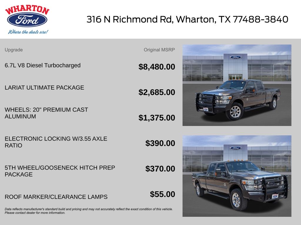 2016 Ford F-350SD Lariat Brown at Autostrade
