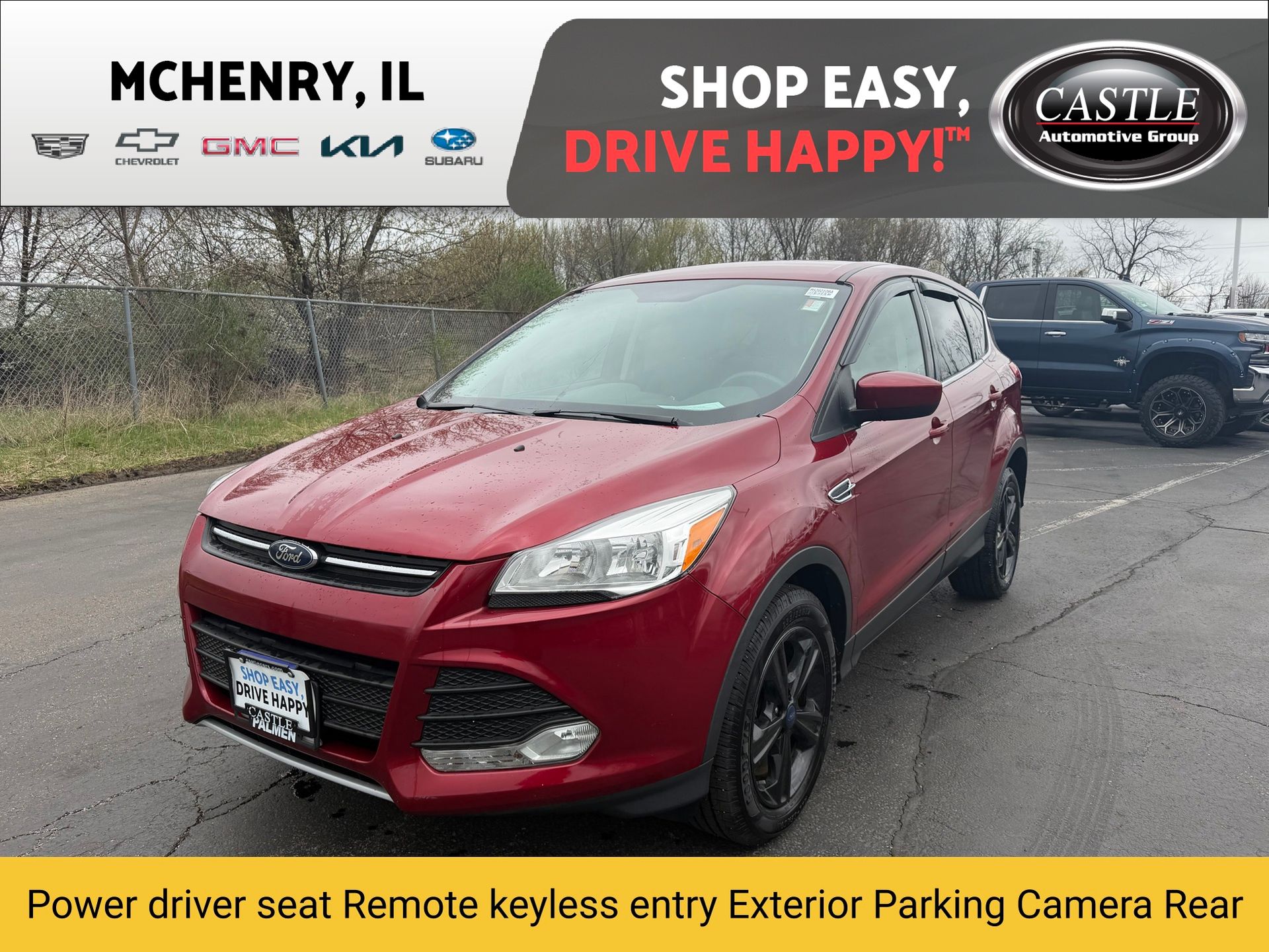Ruby Red Metallic Tinted Clearcoat 2016 Ford Escape SE AWD SUV / Crossover All-Wheel Drive 6-Speed Automatic