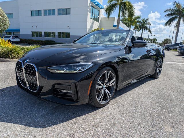 Black Sapphire Metallic 2023 BMW 4 Series Convertible Rear-Wheel Drive 8-Speed Automatic