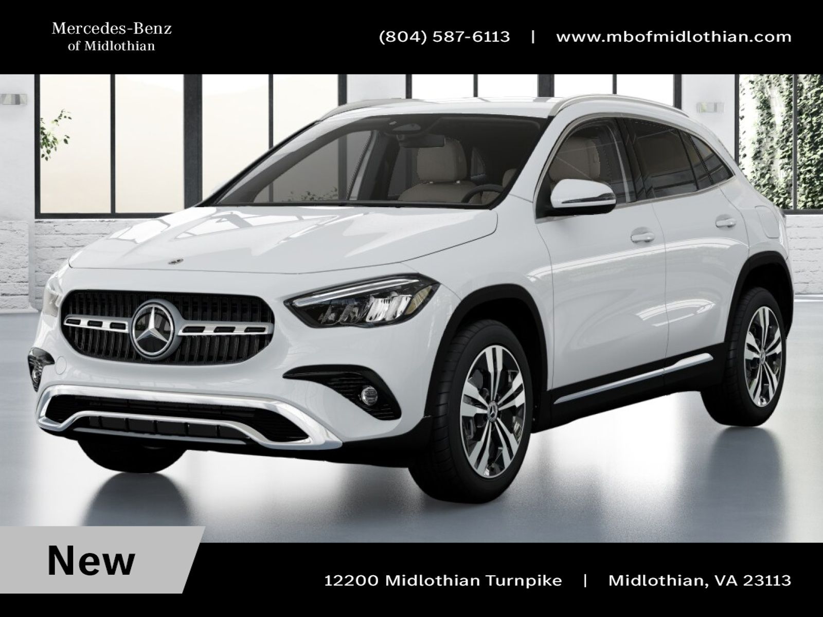 Polar White 2026 Mercedes-Benz GLA SUV / Crossover All-Wheel Drive 8-Speed Dual Clutch