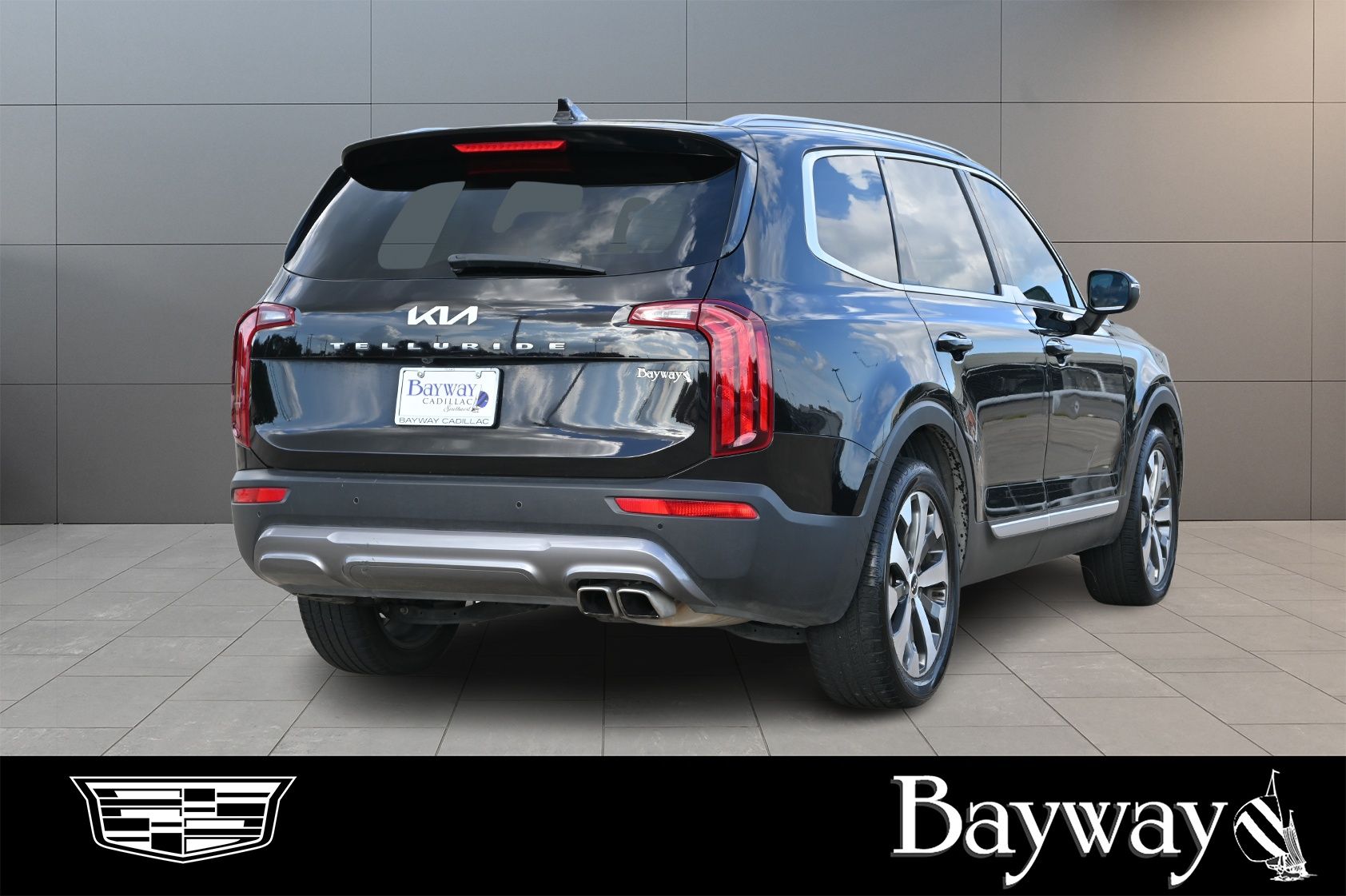 2022 Kia Telluride S Black at DeMontrond Auto Country