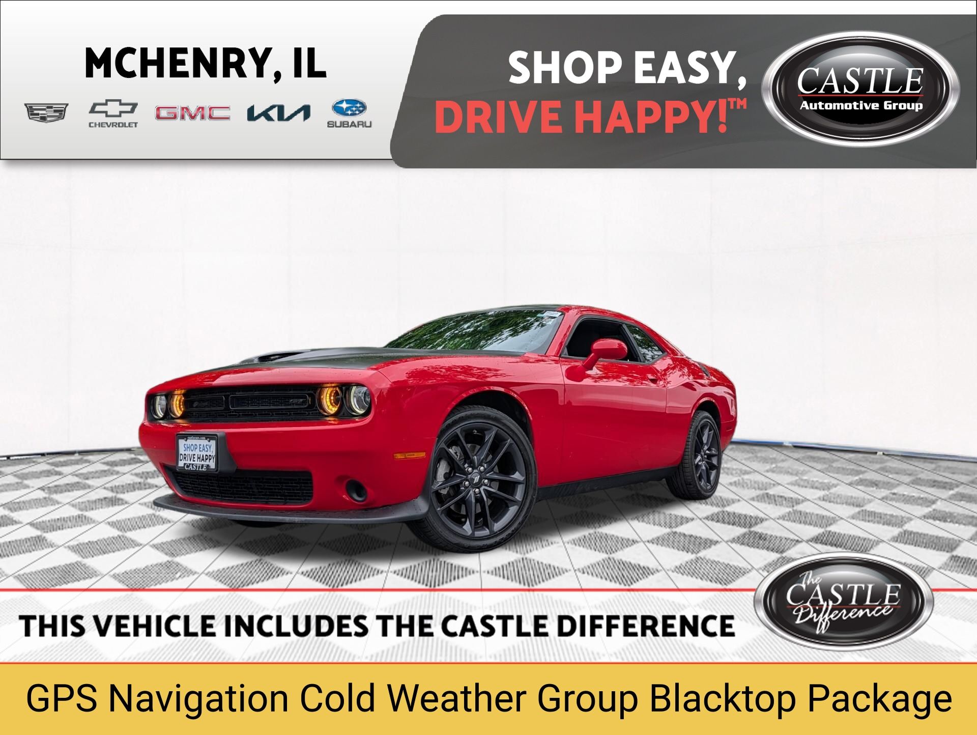 Torred Clearcoat 2023 Dodge Challenger Coupe All-Wheel Drive 8-Speed Automatic