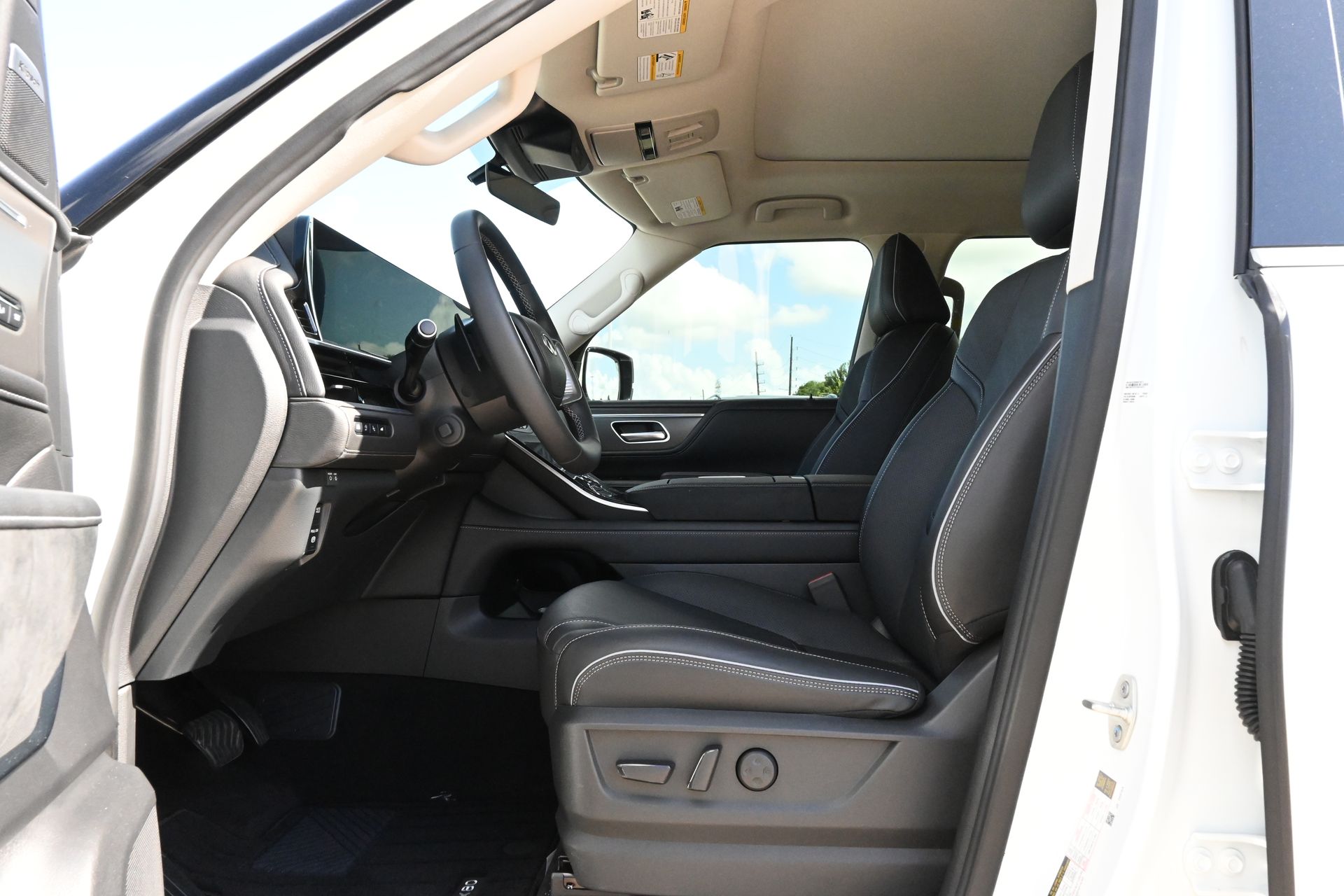 2026 INFINITI QX80 LUXE White at Genesis of Spring