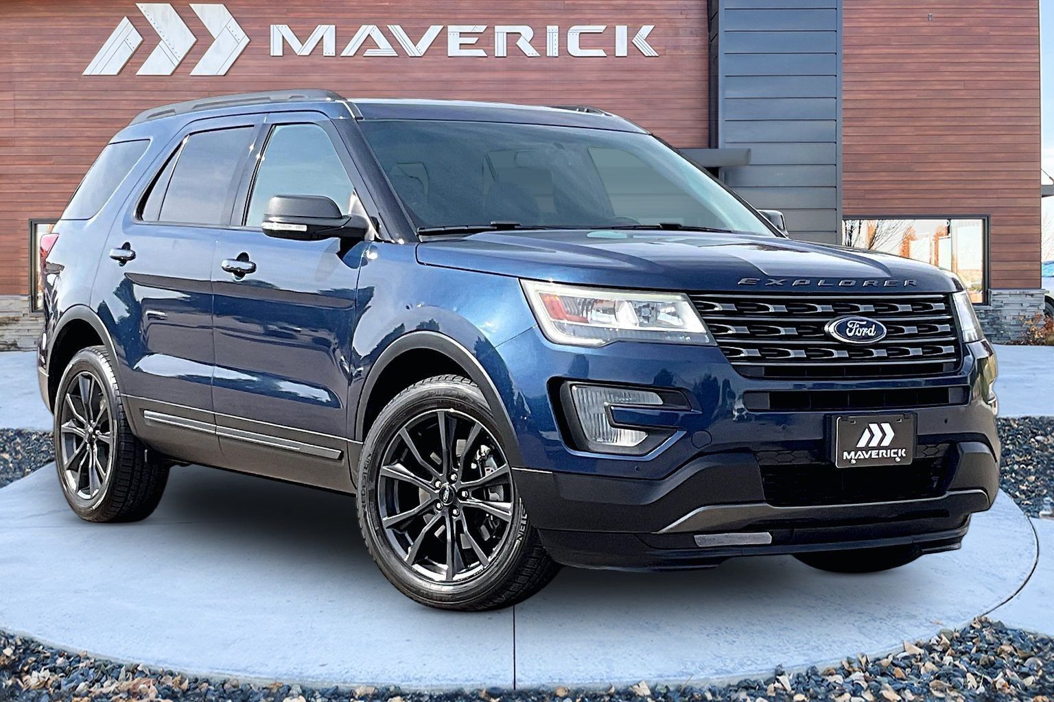 Blue 2017 Ford Explorer SUV / Crossover All-Wheel Drive Automatic