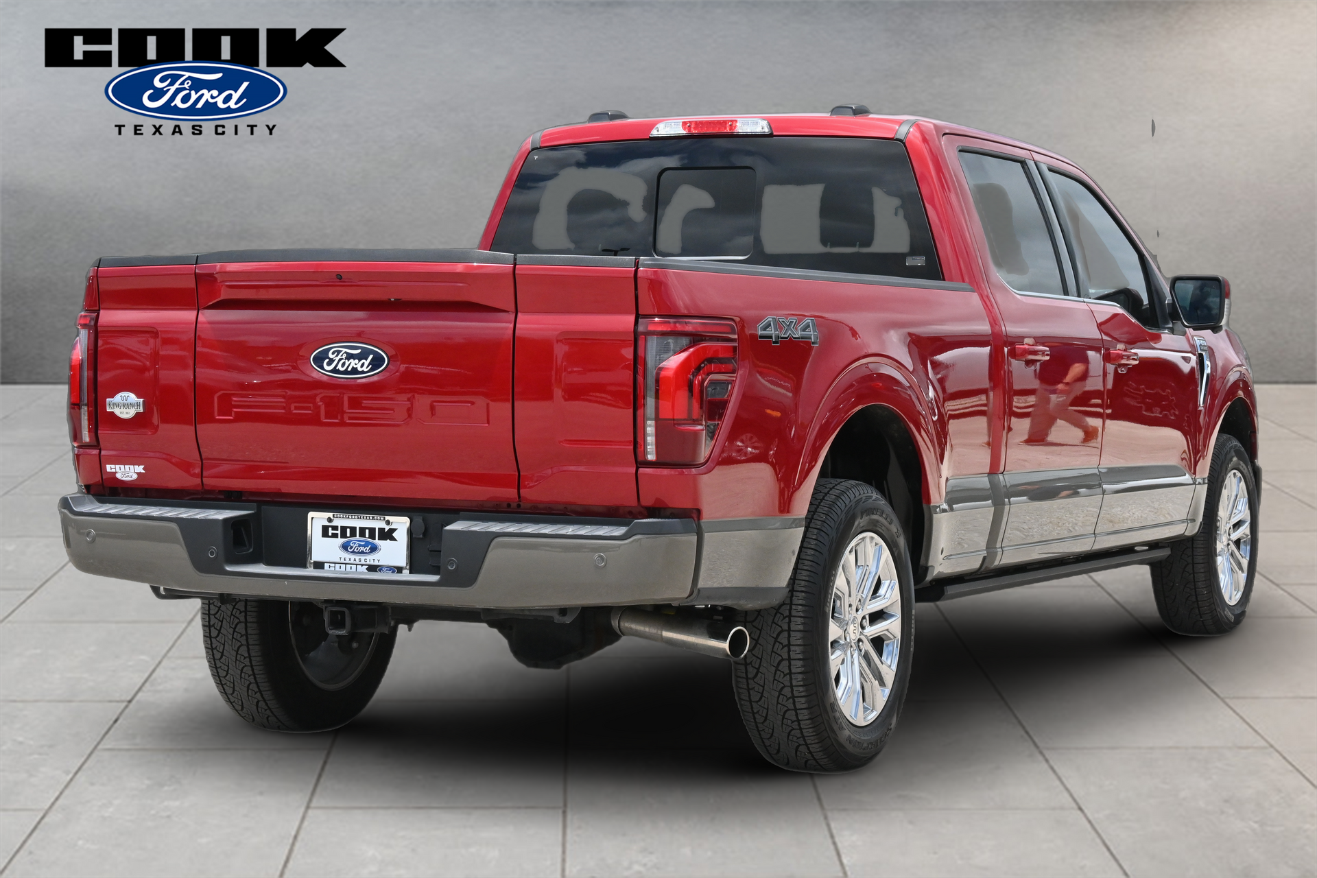 2025 Ford F-150 King Ranch Red at Classic Elite Chevrolet Hwy 6