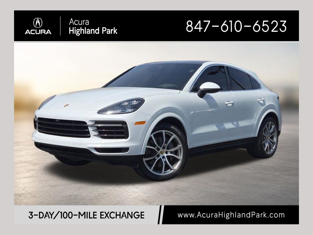 Carrara White Metallic 2021 Porsche Cayenne Coupe Coupe All-Wheel Drive 8-Speed Automatic