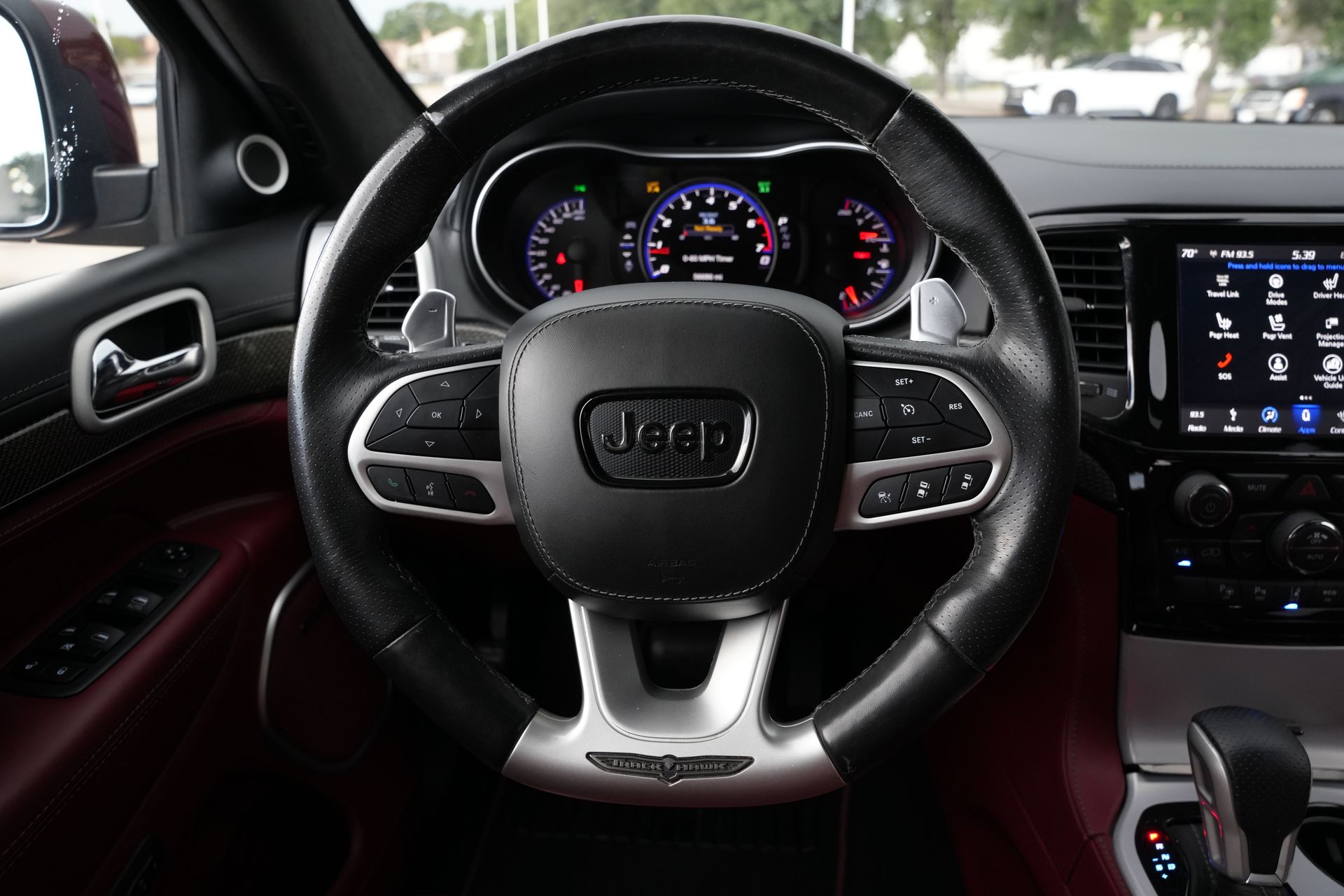 2019 Jeep Grand Cherokee Trackhawk Red at Autostrade