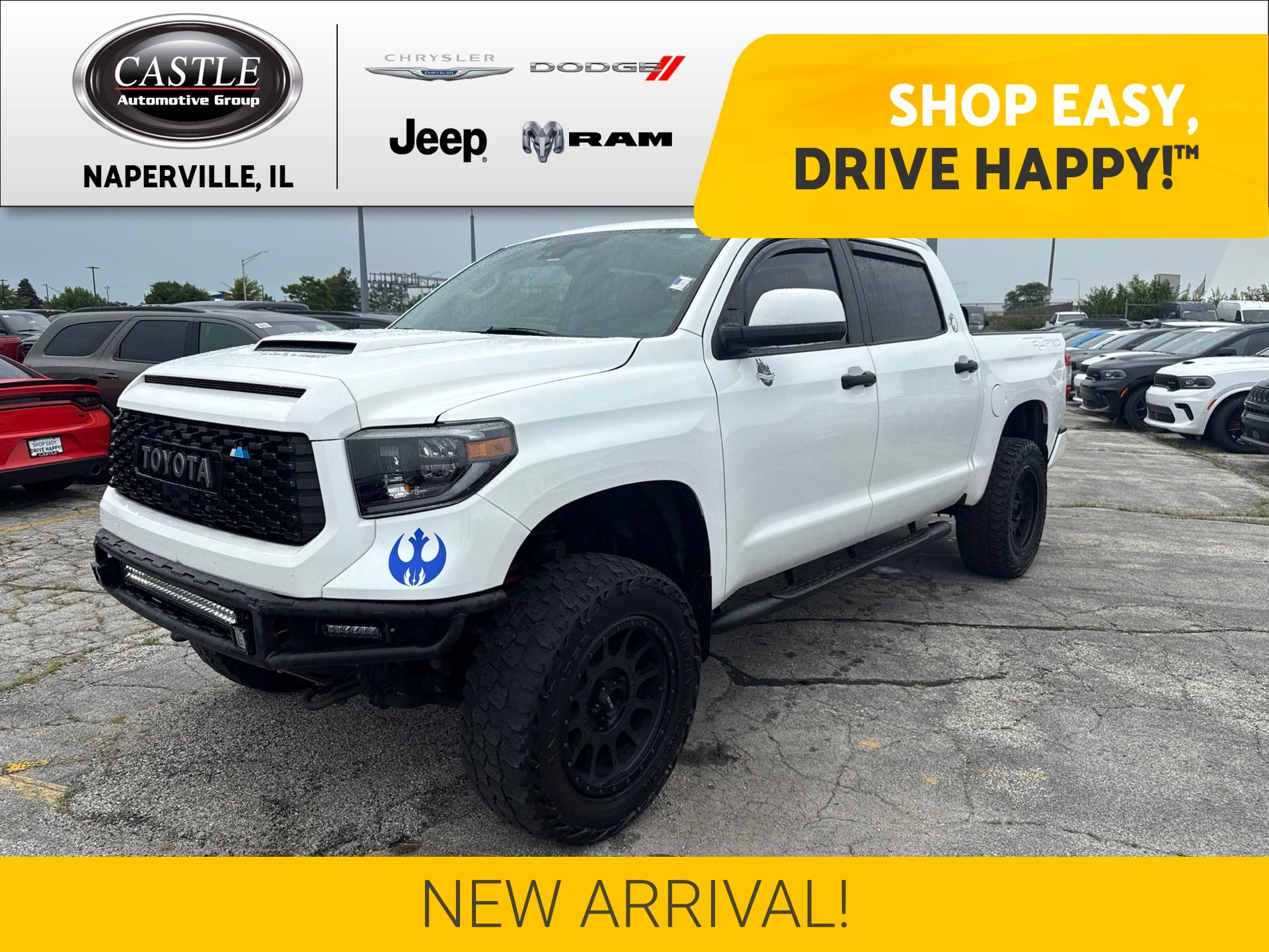 Super White 2020 Toyota Tundra Pickup Truck Four-Wheel Drive 6-Speed Automatic