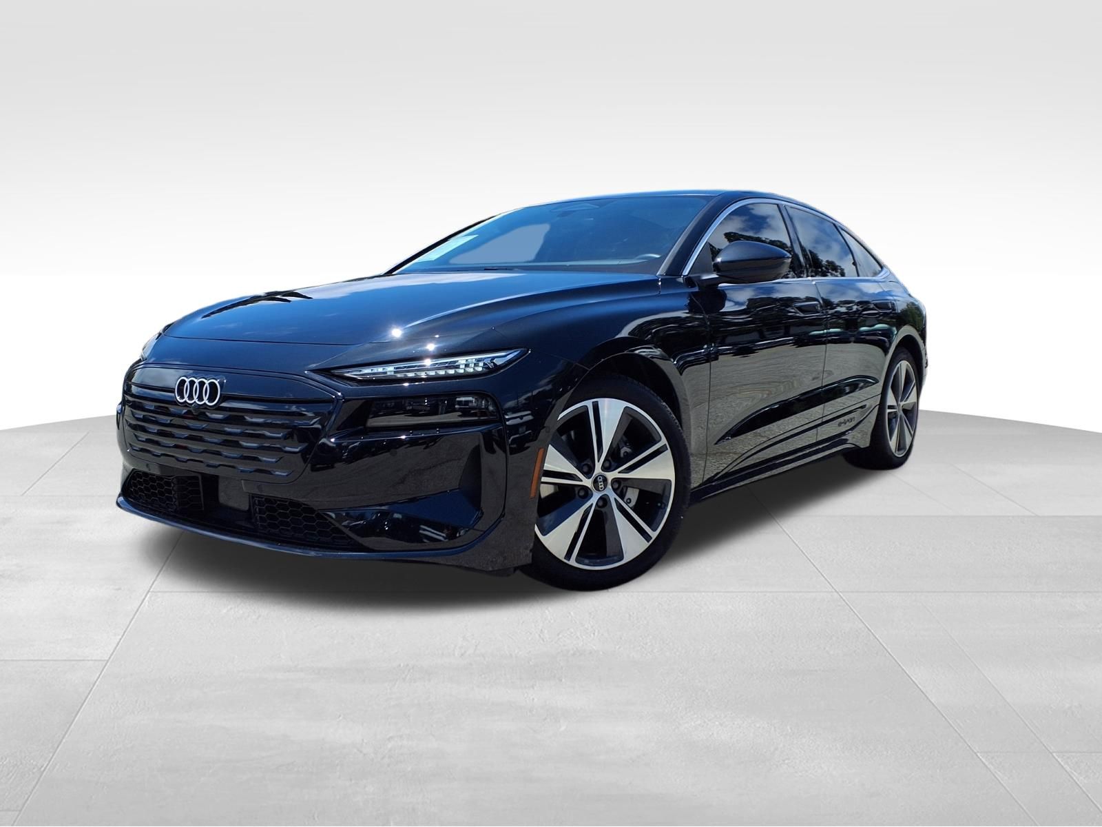 Black Metallic 2025 Audi A6 e-tron Sportback Sedan Rear-Wheel Drive Automatic
