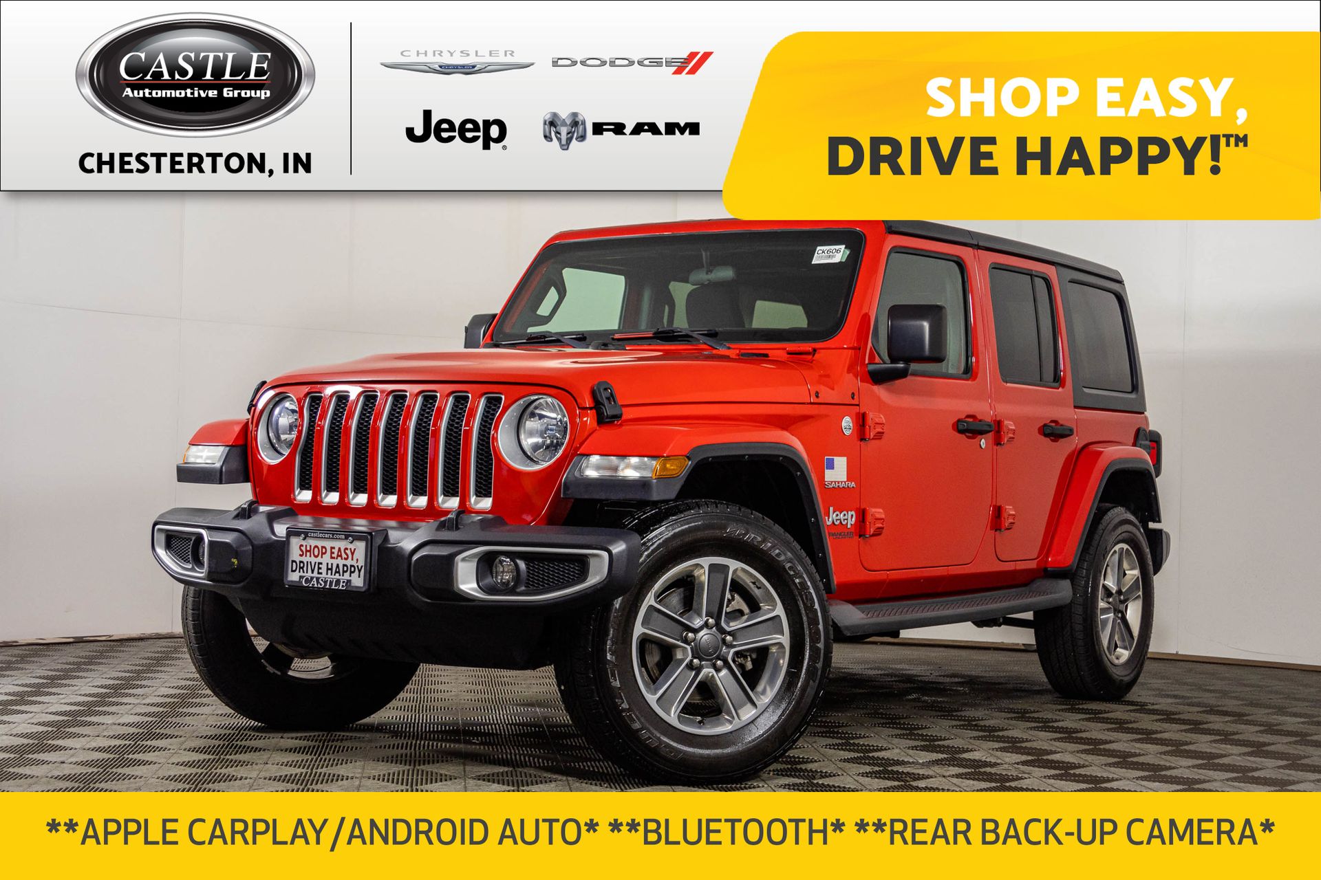 Firecracker Red Clearcoat 2019 Jeep Wrangler SUV / Crossover Four-Wheel Drive 8-Speed Automatic