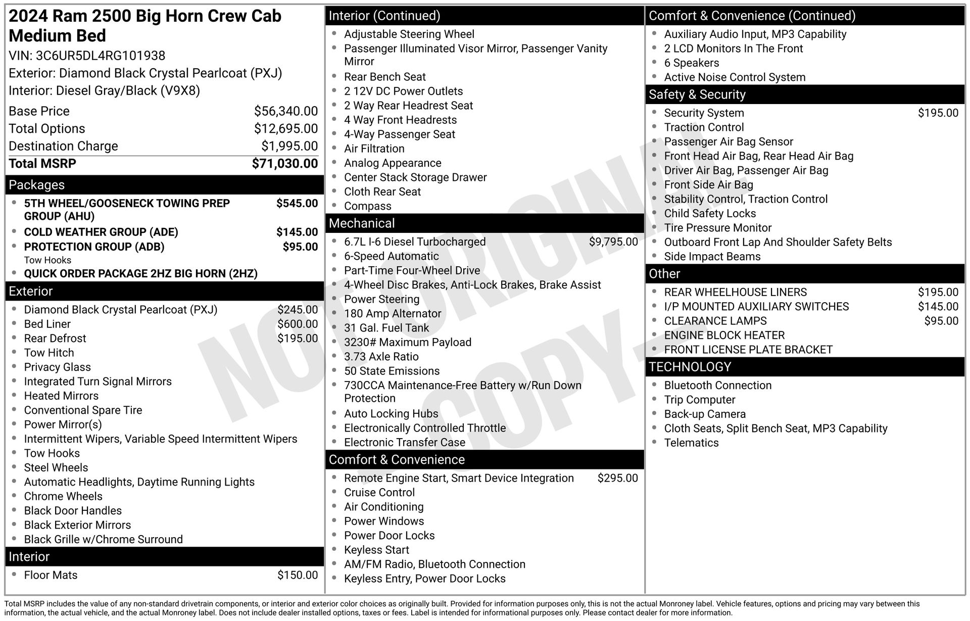 2024 RAM 2500 - Image 3