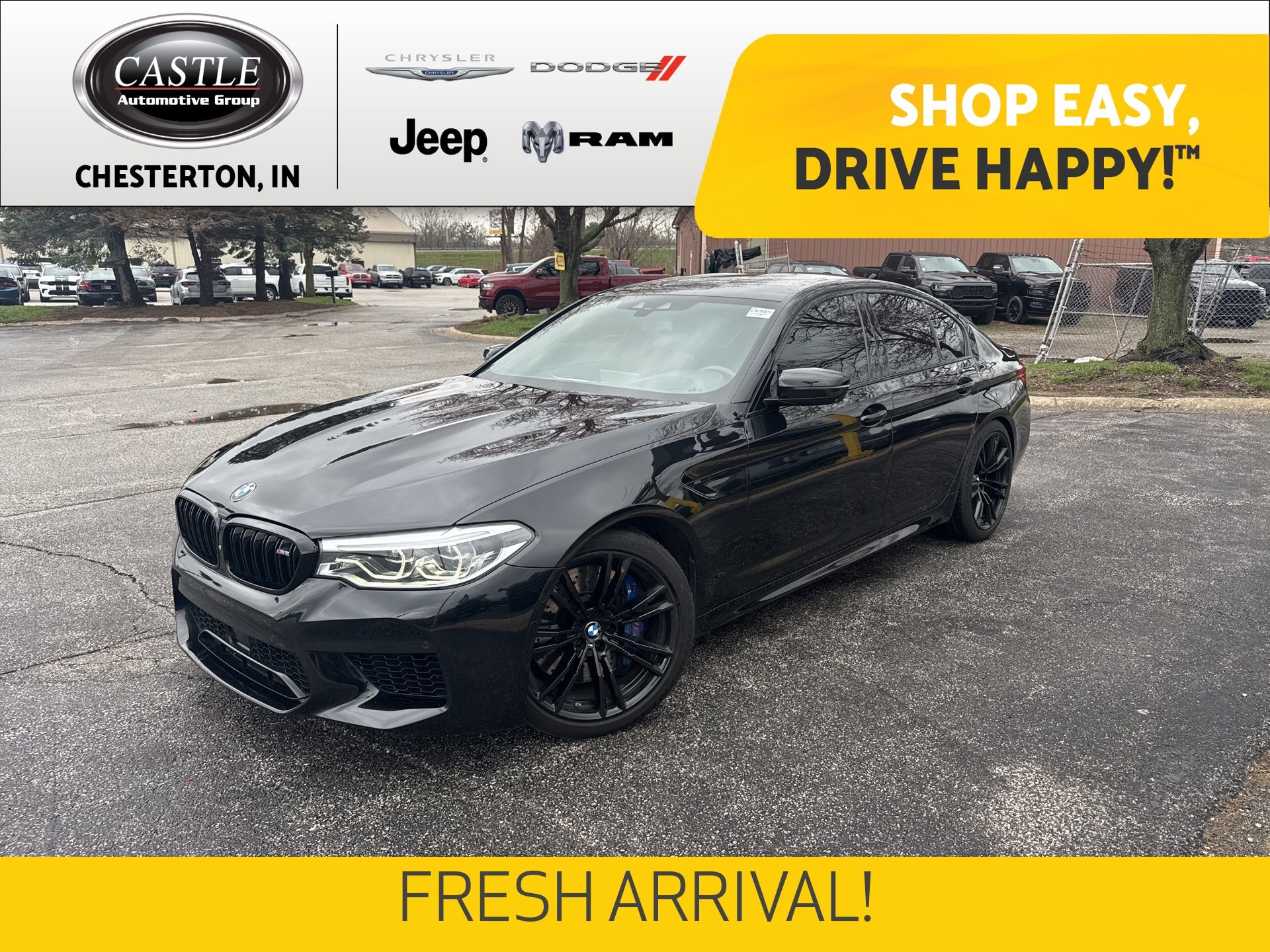Black Sapphire Metallic 2019 BMW M5 AWD Sedan All-Wheel Drive 8-Speed Automatic