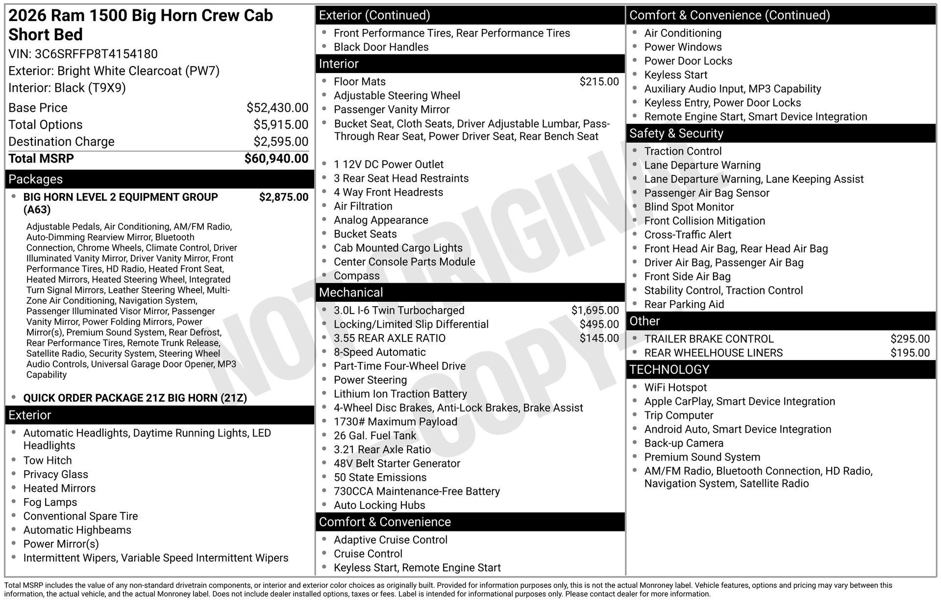 2026 RAM 1500 - Image 3