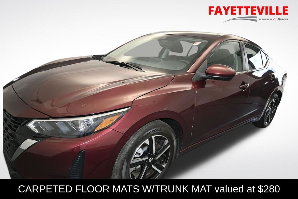 Rosewood Metallic 2024 Nissan Sentra Sedan Front-Wheel Drive Continuously Variable Transmission
