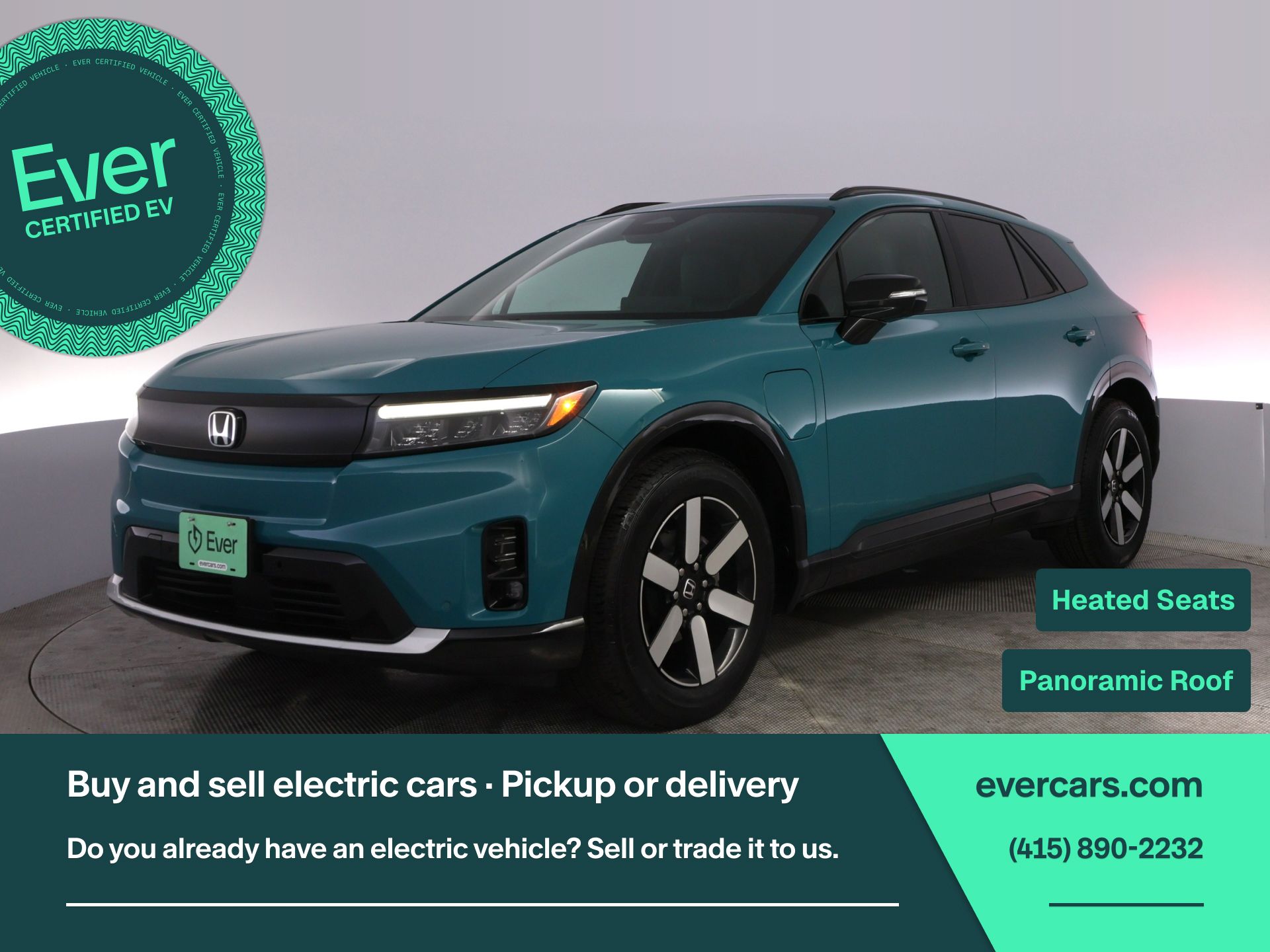 Teal (Turquoise) 2024 Honda Prologue SUV / Crossover All-Wheel Drive 1-Speed Automatic