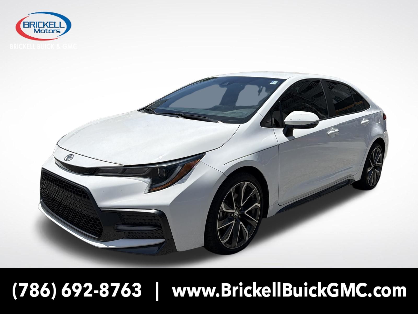 White 2022 Toyota Corolla Sedan Front-Wheel Drive Continuously Variable Transmission