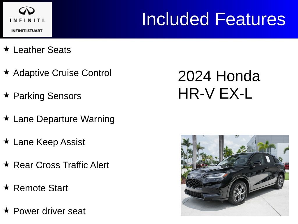 used 2024 Honda HR-V car, priced at $25,980