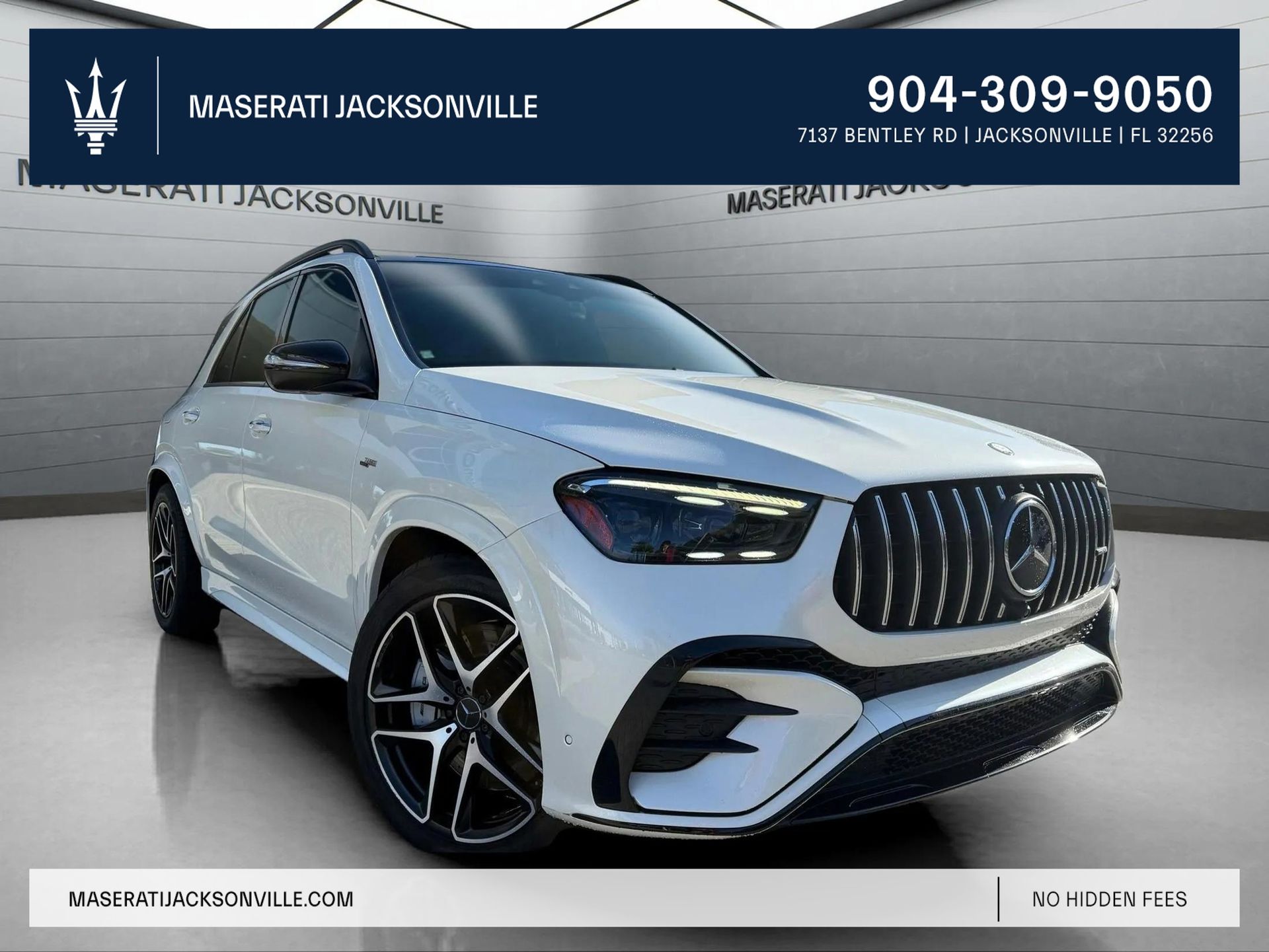 MANUFAKTUR Diamond White Metallic 2024 Mercedes-Benz GLE AMG GLE 53 4MATIC+ SUV / Crossover All-Wheel Drive 9-Speed Automatic