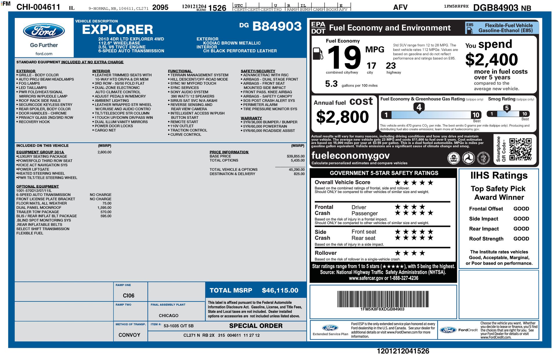 2013 FORD EXPLORER - Image 3