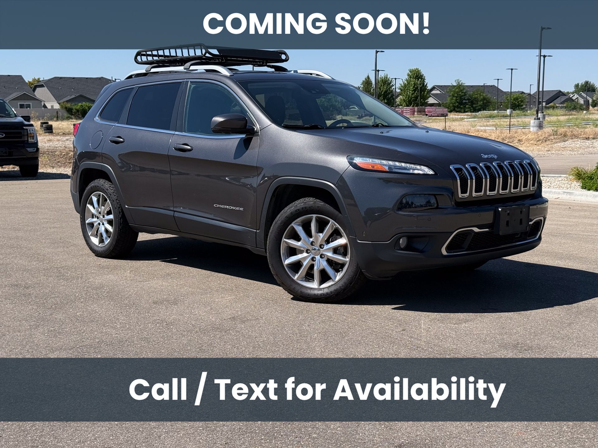 Gray (Granite Crystal Metallic Clearcoat) 2014 Jeep Cherokee SUV / Crossover Four-Wheel Drive Automatic