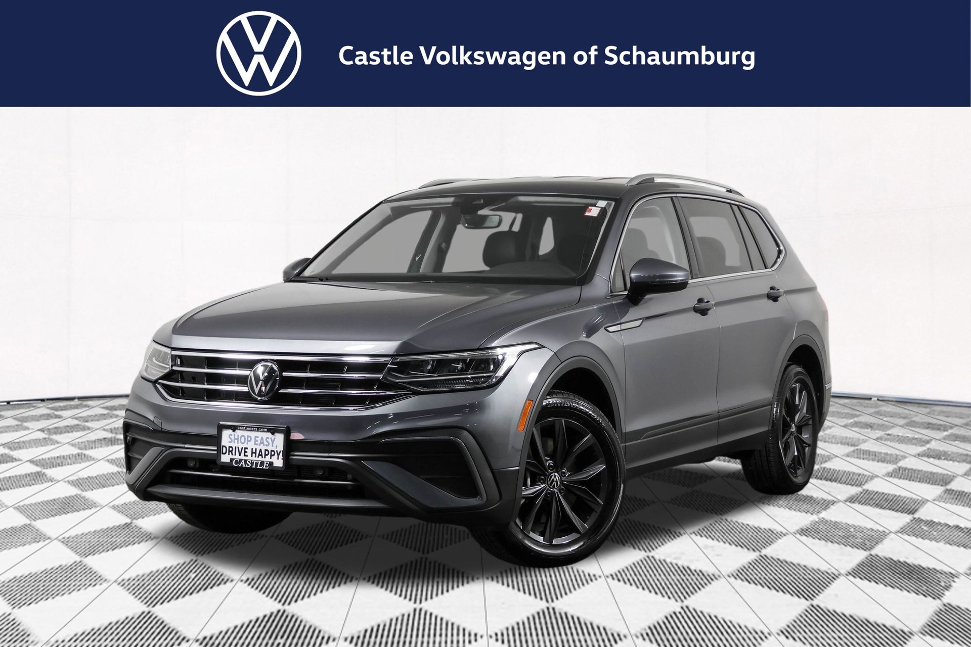 Platinum Gray Metallic 2024 Volkswagen Tiguan SUV / Crossover All-Wheel Drive 8-Speed Automatic
