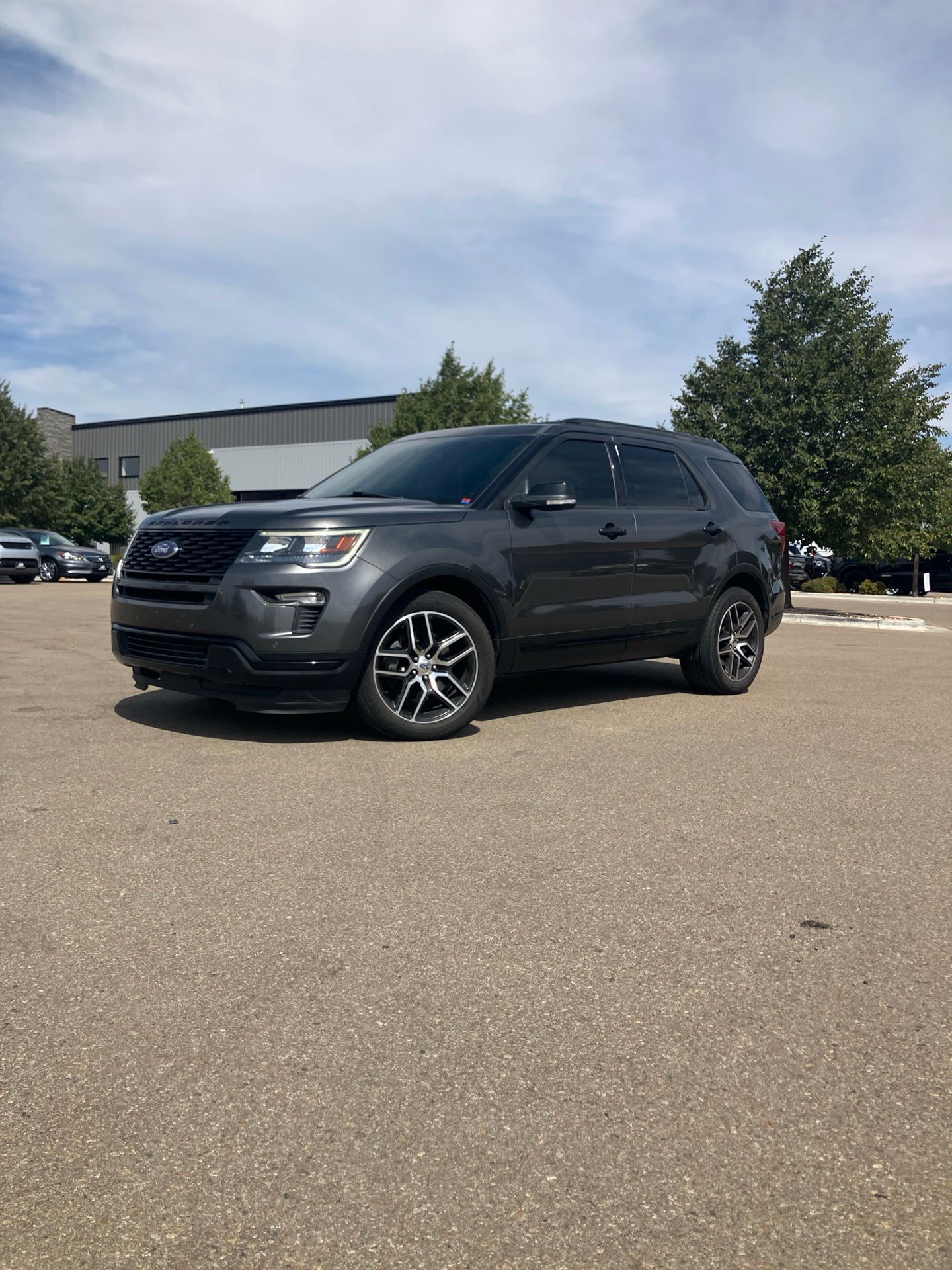 Gray (Magnetic) 2019 Ford Explorer SUV / Crossover All-Wheel Drive Automatic