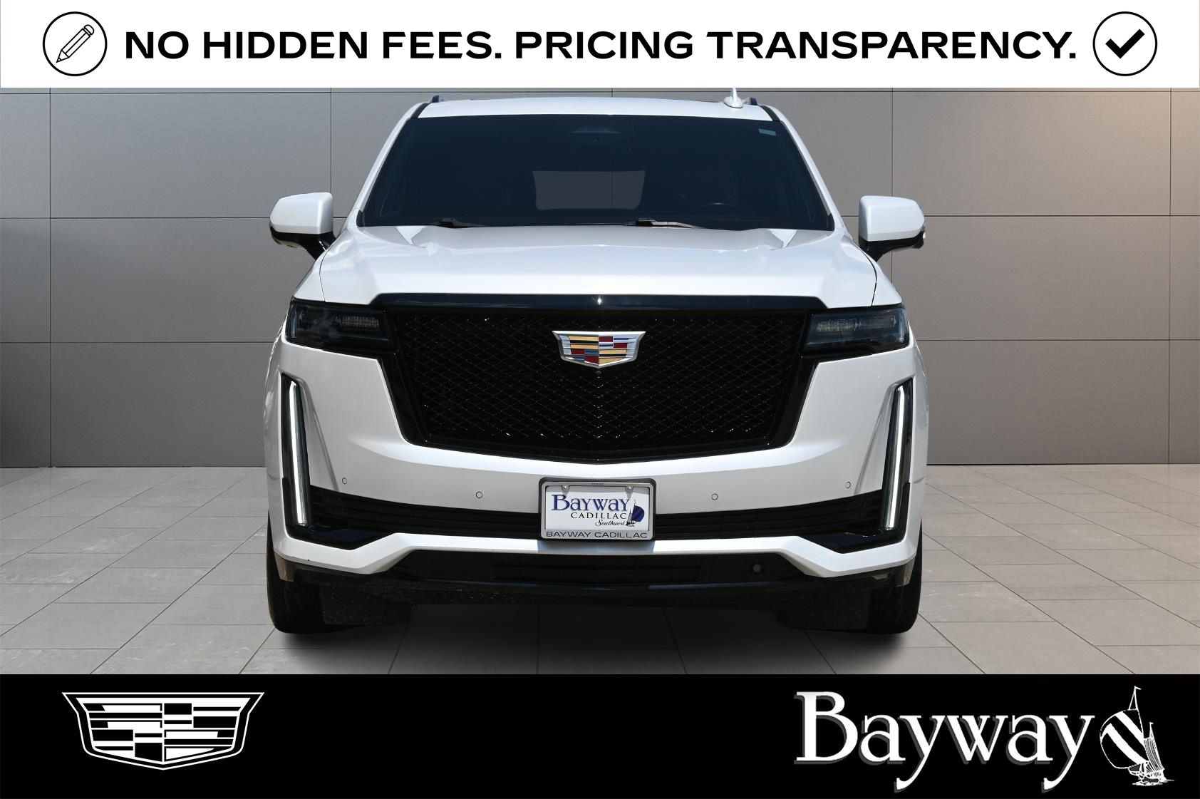 2021 Cadillac Escalade ESV Sport White at Shottenkirk Kia Fort Bend