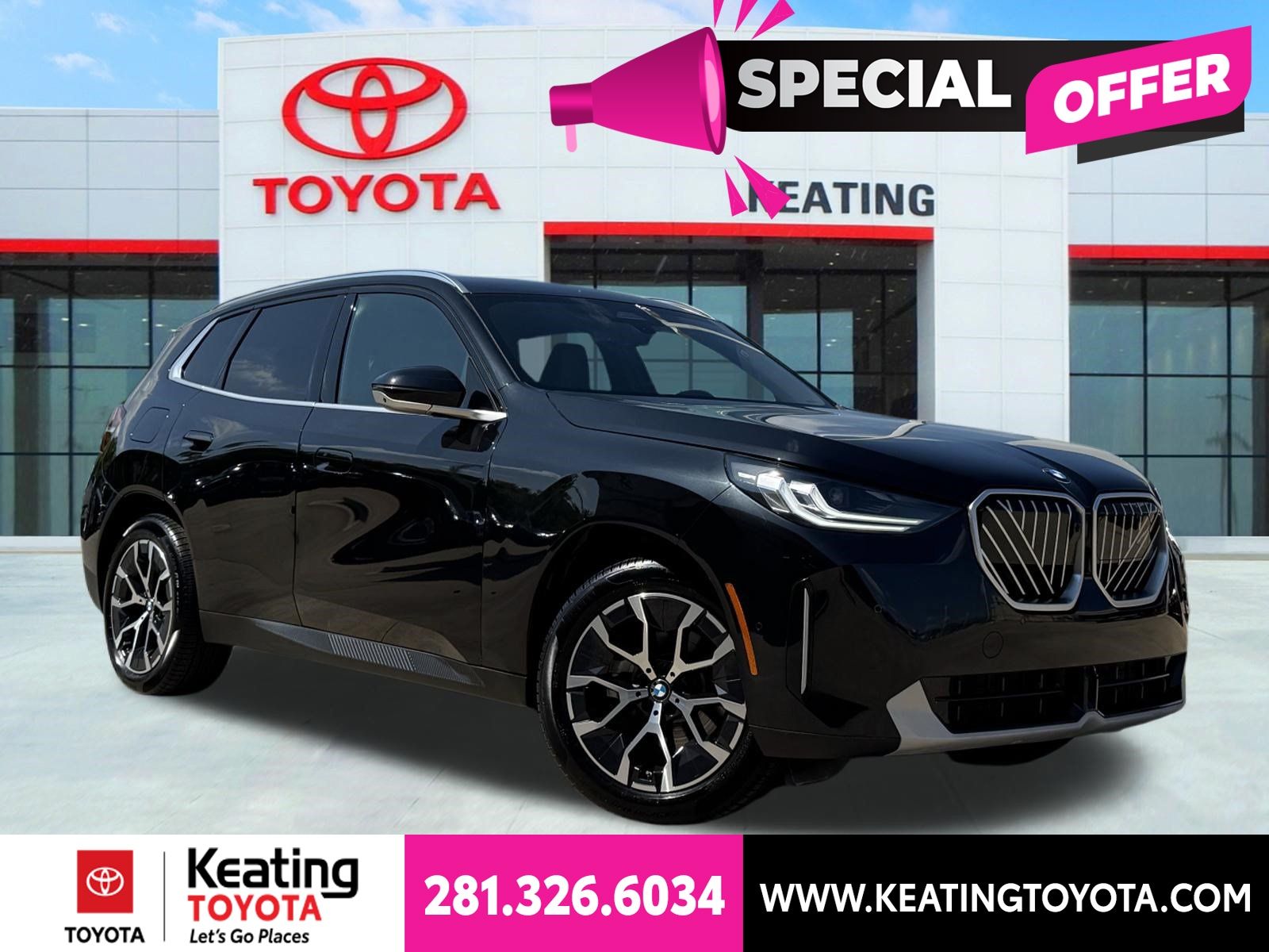 Black Sapphire Metallic 2026 BMW X3 SUV / Crossover All-Wheel Drive 8-Speed Automatic