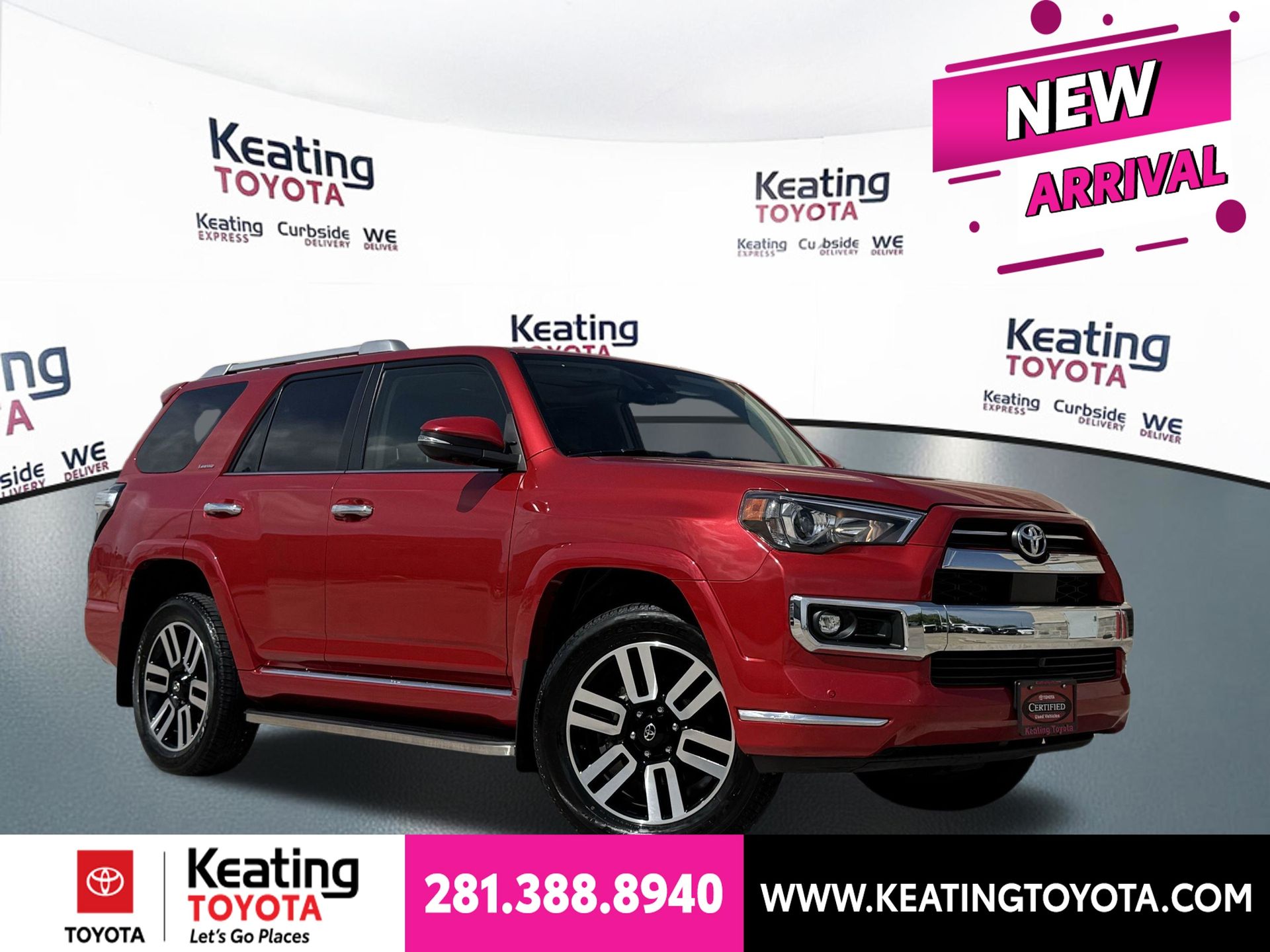 Barcelona Red Metallic 2024 Toyota 4Runner SUV / Crossover All-Wheel Drive 5-Speed Automatic