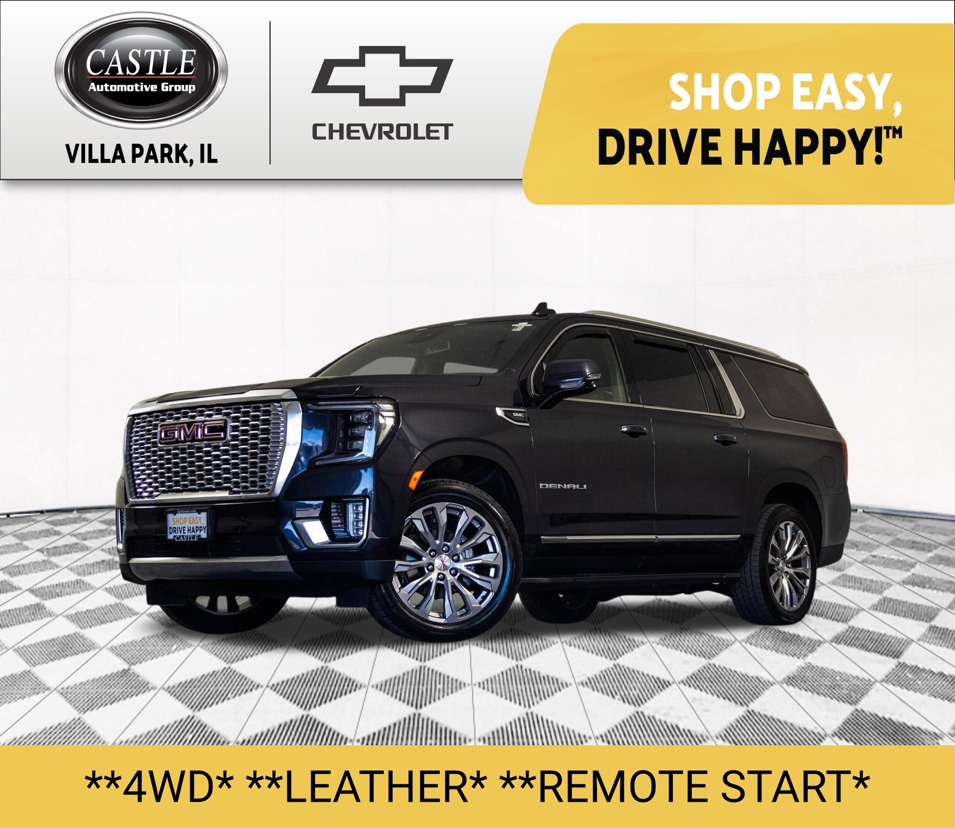 Titanium Rush Metallic 2023 GMC Yukon XL SUV / Crossover Four-Wheel Drive 