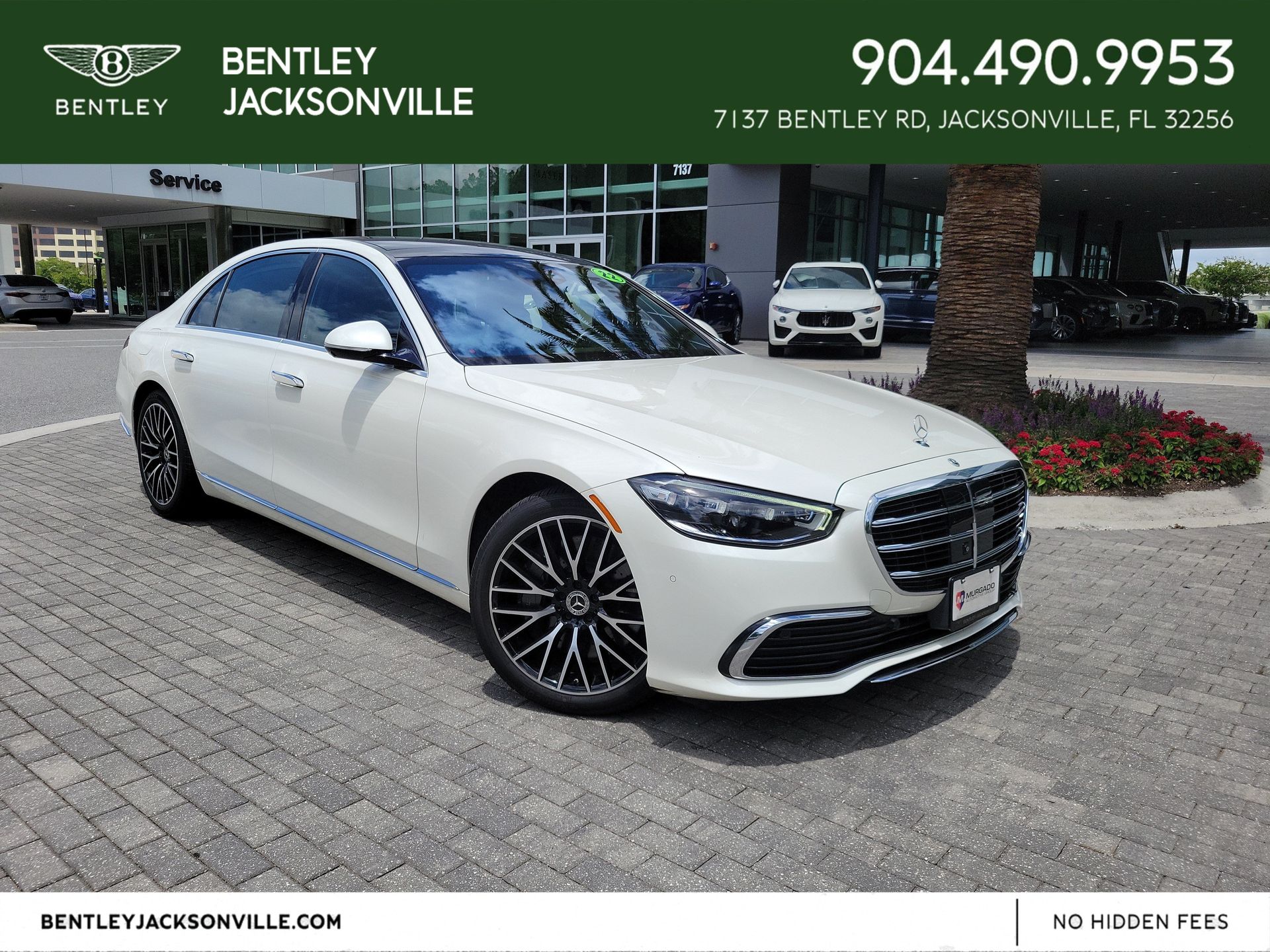 MANUFAKTUR Diamond White 2022 Mercedes-Benz S-Class Sedan All-Wheel Drive 9-Speed Automatic