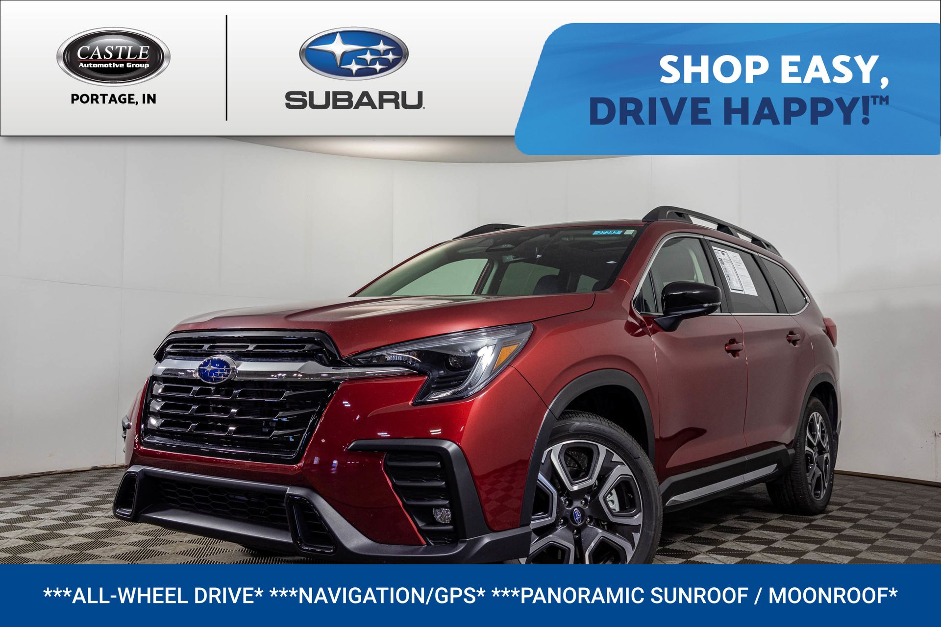 Crimson Red Pearl 2026 Subaru Ascent SUV / Crossover All-Wheel Drive Continuously Variable Transmission
