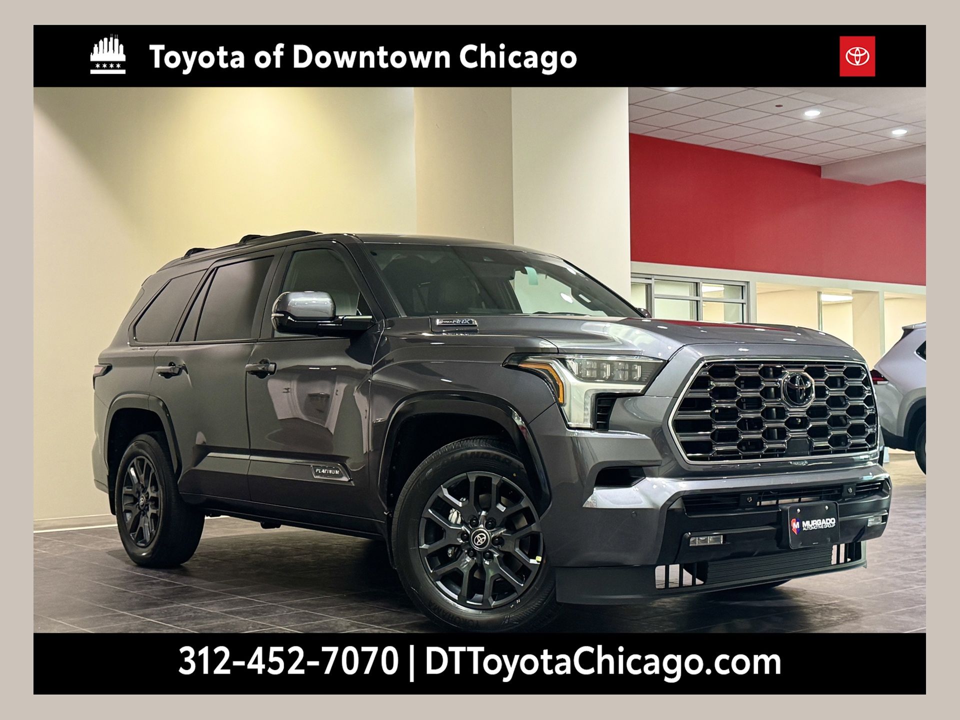 Magnetic Gray Metallic 2026 Toyota Sequoia SUV / Crossover Four-Wheel Drive Automatic
