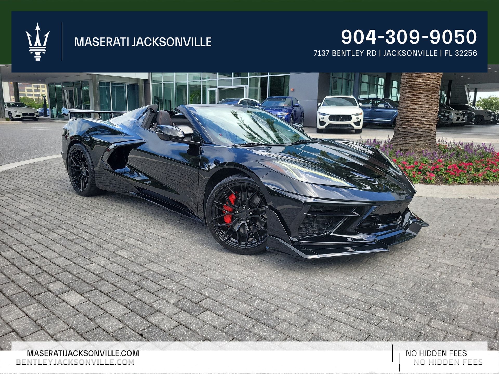 Black 2021 Chevrolet Corvette Convertible Rear-Wheel Drive 8-Speed Dual Clutch