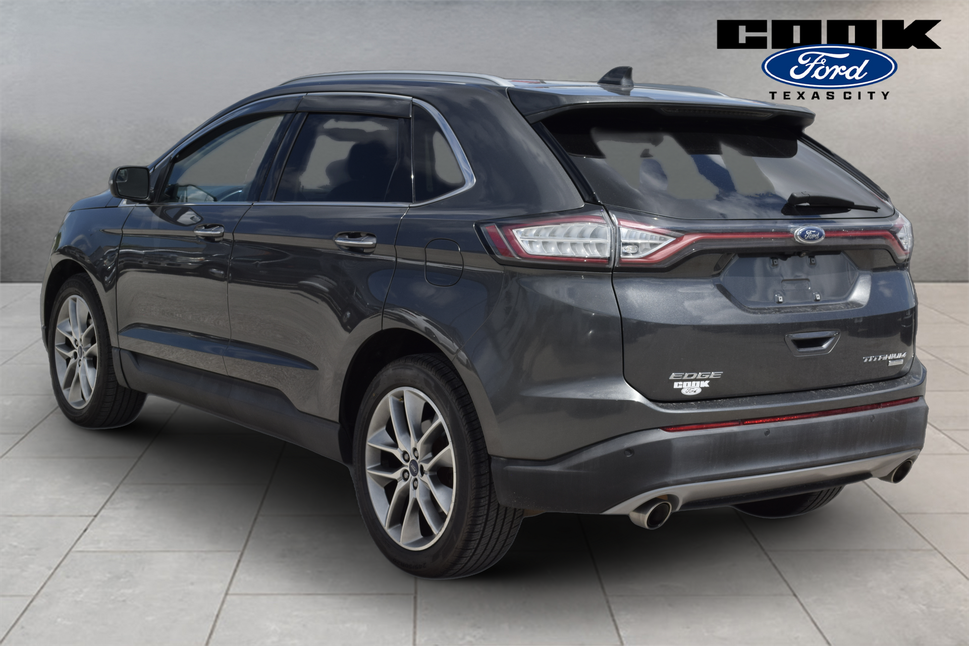 2018 Ford Edge Titanium Gray at DeMontrond Gulf Freeway