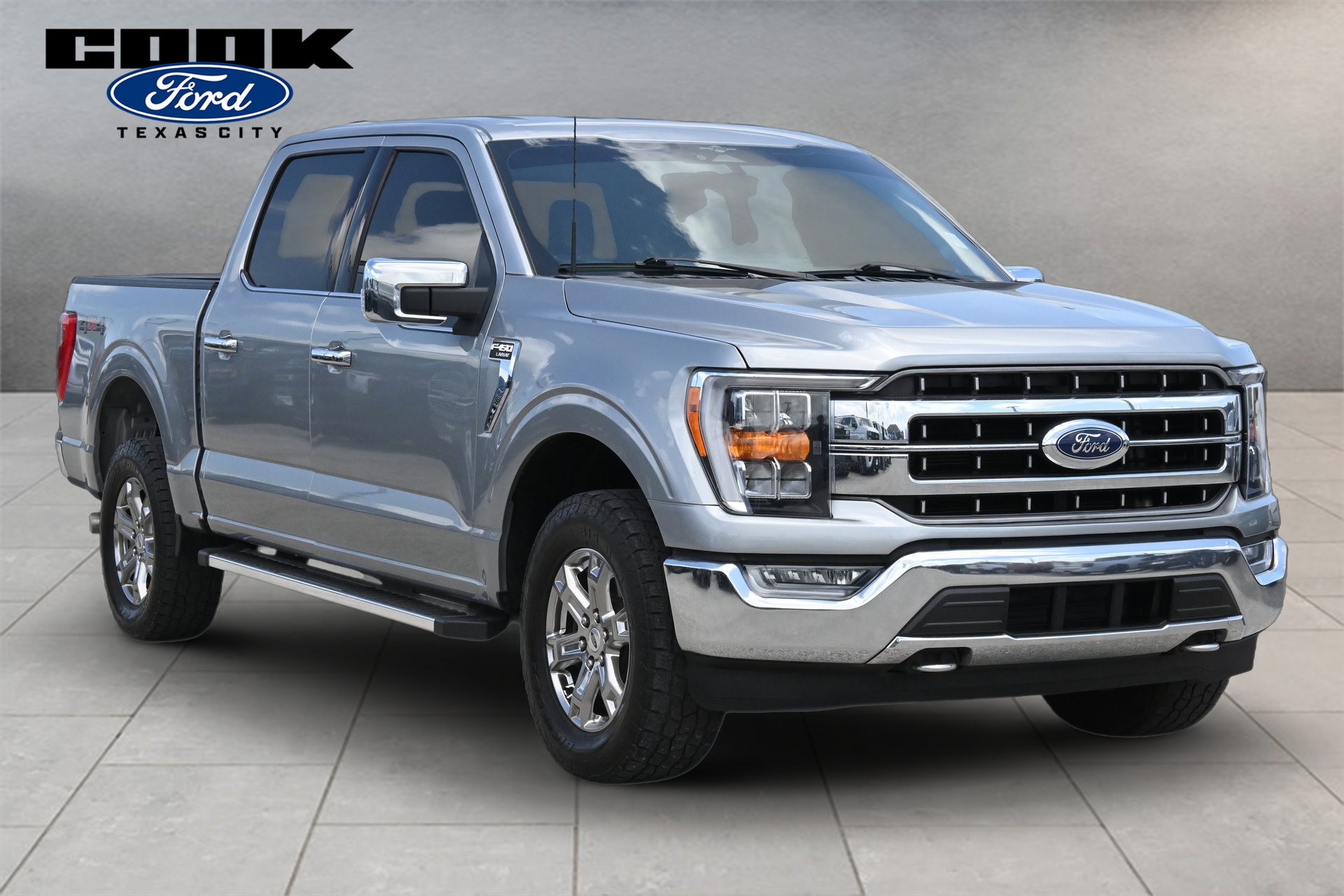 2023 Ford F-150 Lariat Silver at Cook Ford