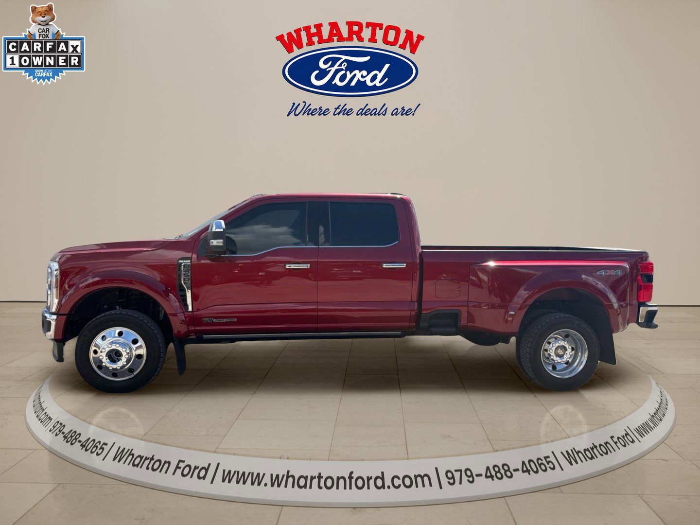 2026 Ford F-450SD King Ranch Red at EAG Ford Navasota
