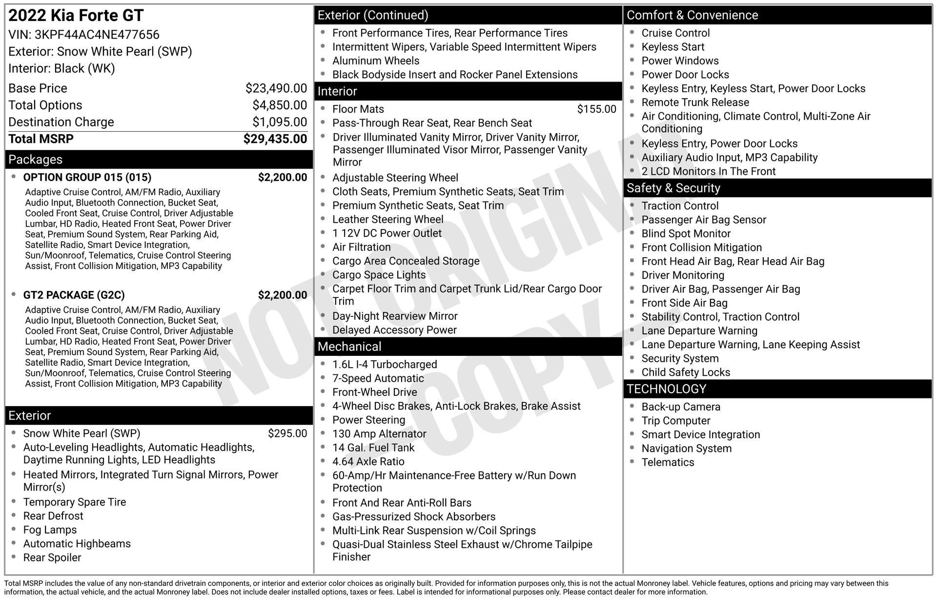 2022 KIA FORTE - Image 3