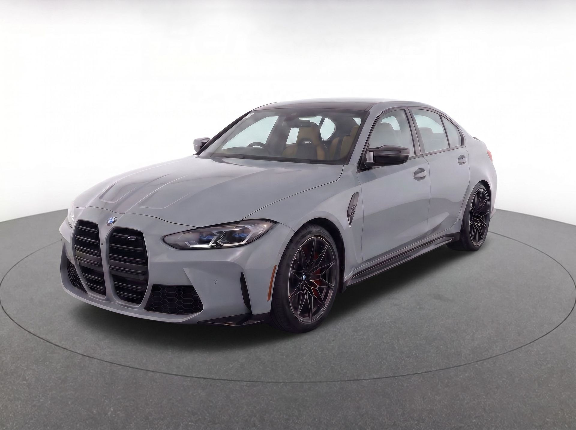 Brooklyn Gray Metallic 2023 BMW M3 RWD Sedan Rear-Wheel Drive 6-Speed Manual