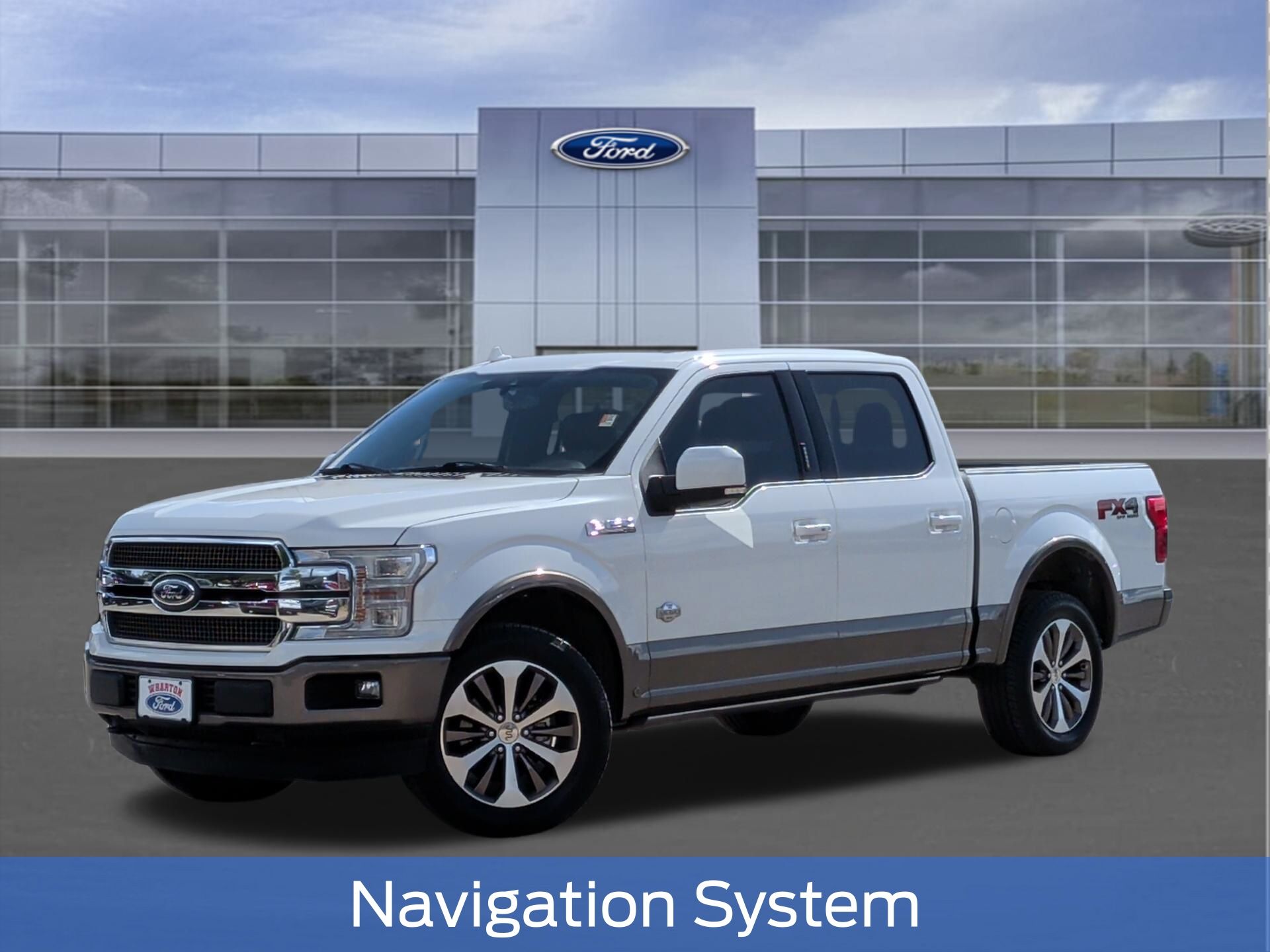 White 2020 Ford F-150 King Ranch SuperCrew 4WD Pickup Truck Four-Wheel Drive Automatic