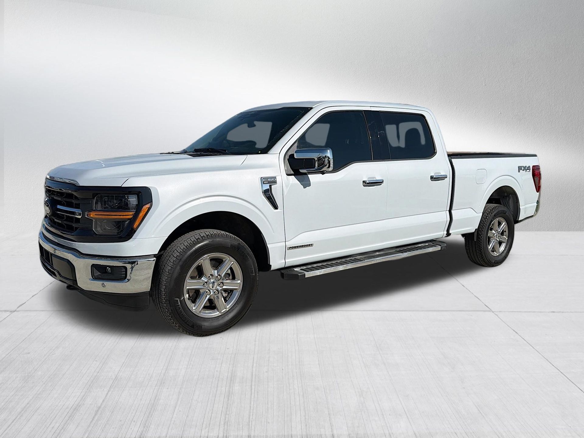 Space White Metallic 2025 Ford F-150 Pickup Truck Four-Wheel Drive Automatic