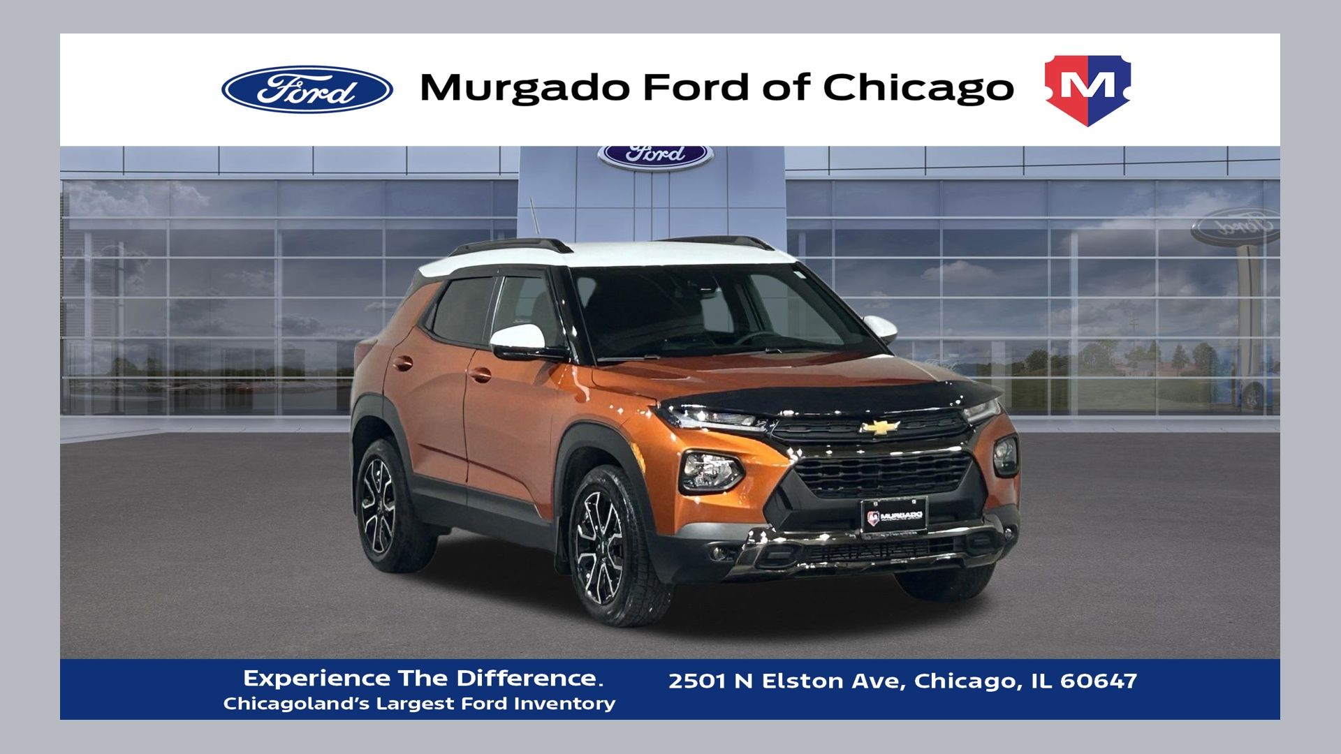 Vivid Orange Metallic 2022 Chevrolet Trailblazer SUV / Crossover Front-Wheel Drive Continuously Variable Transmission