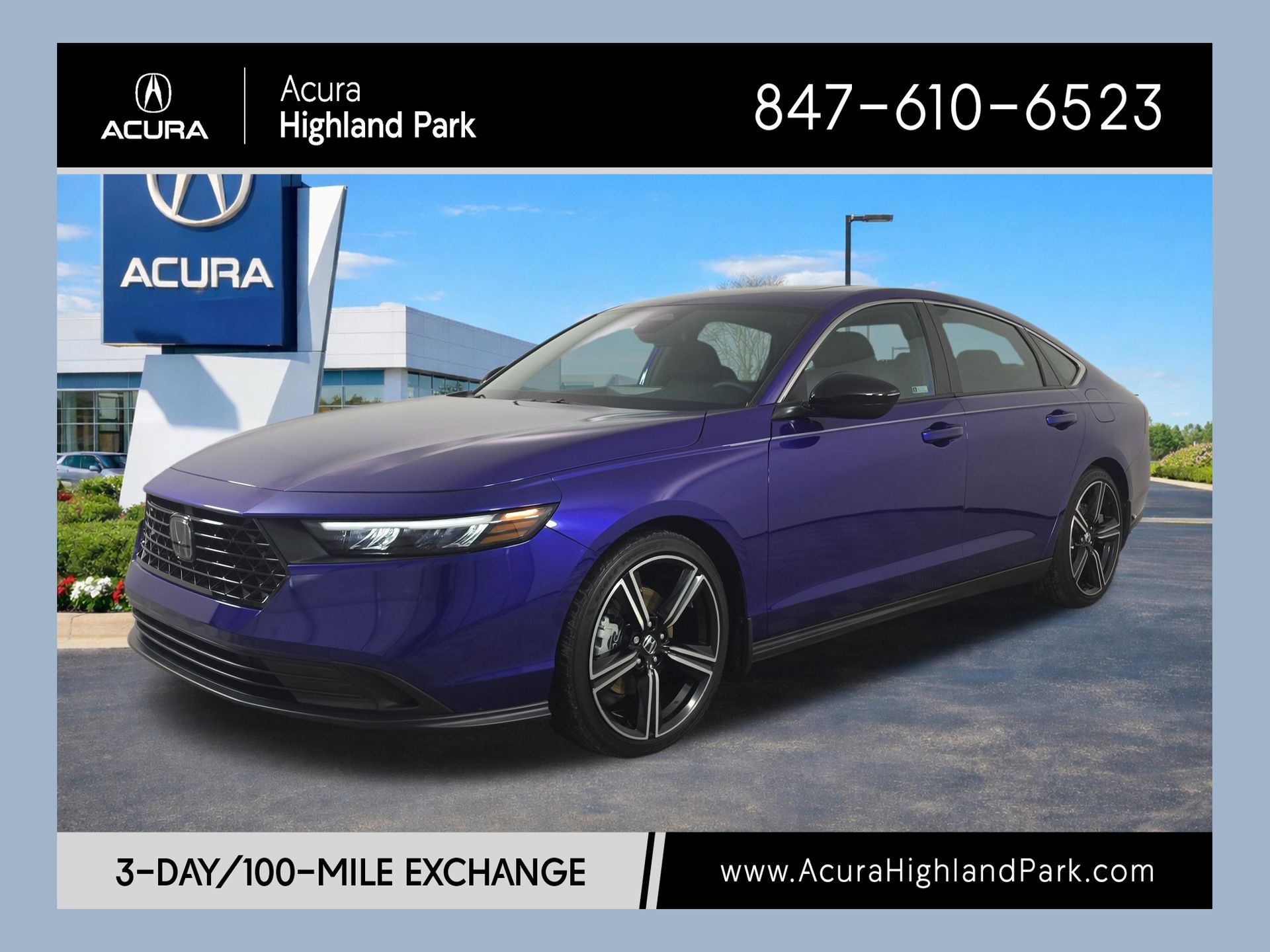 Still Night Pearl 2023 Honda Accord Hybrid Sedan Front-Wheel Drive Continuously Variable Transmission