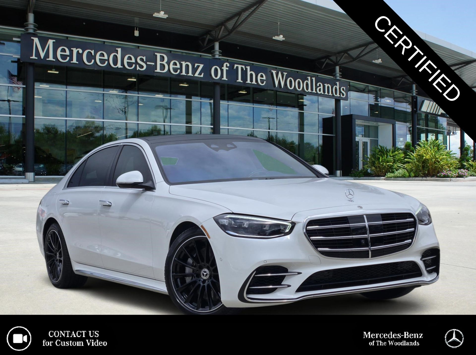 MANUFAKTUR Moonlight White Metallic 2026 Mercedes-Benz S-Class S 580 4MATIC Sedan All-Wheel Drive 9-Speed Automatic