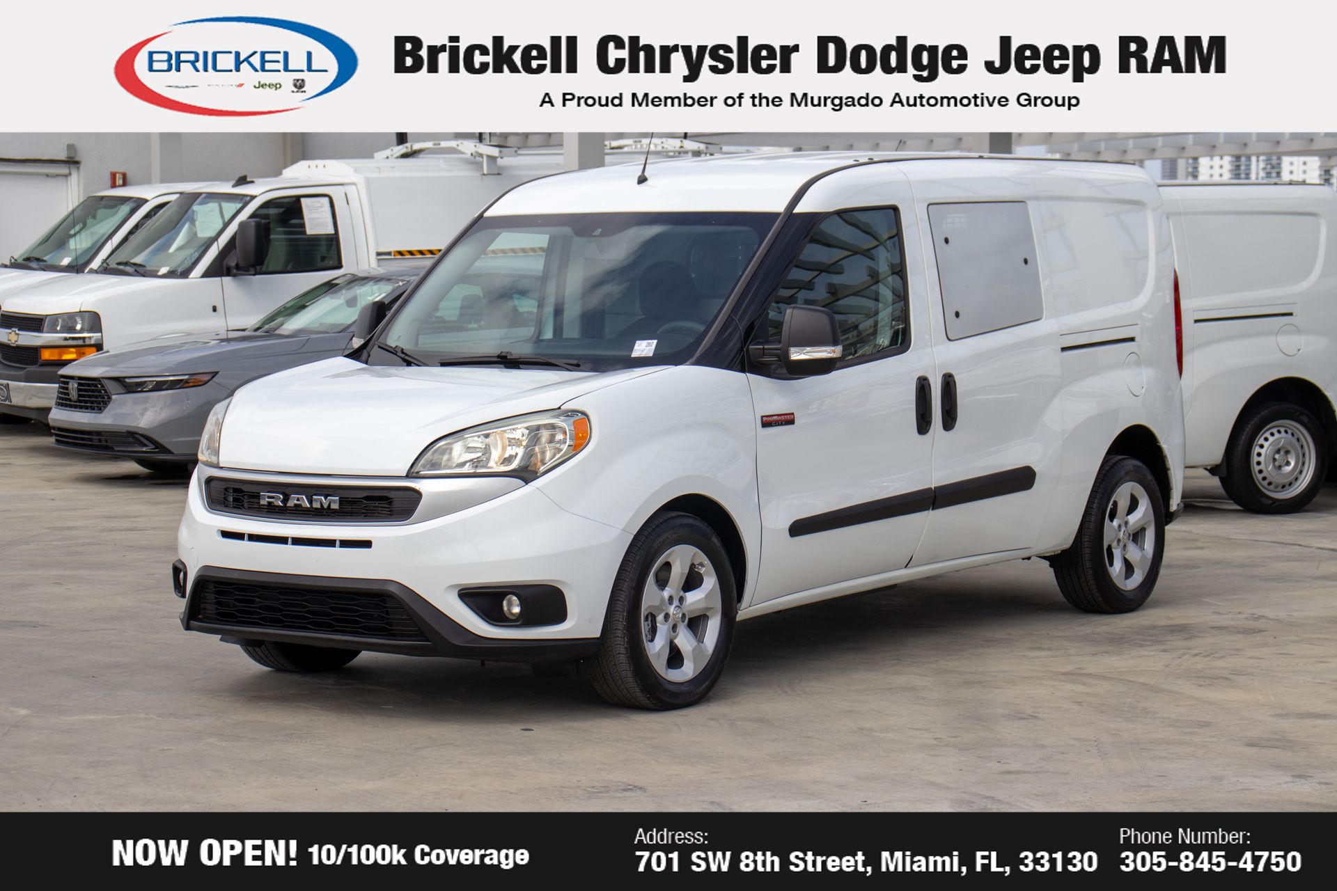 Bright White 2022 RAM ProMaster City Passenger Wagon FWD Van Front-Wheel Drive 9-Speed Automatic