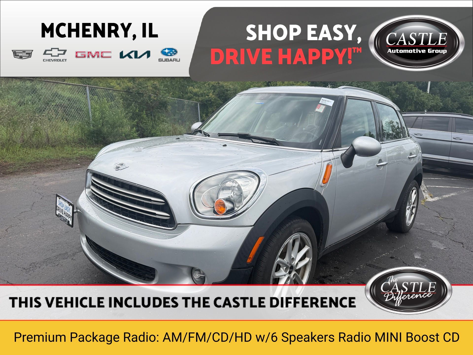 Crystal Silver Metallic 2015 MINI Countryman SUV / Crossover Front-Wheel Drive 6-Speed Automatic