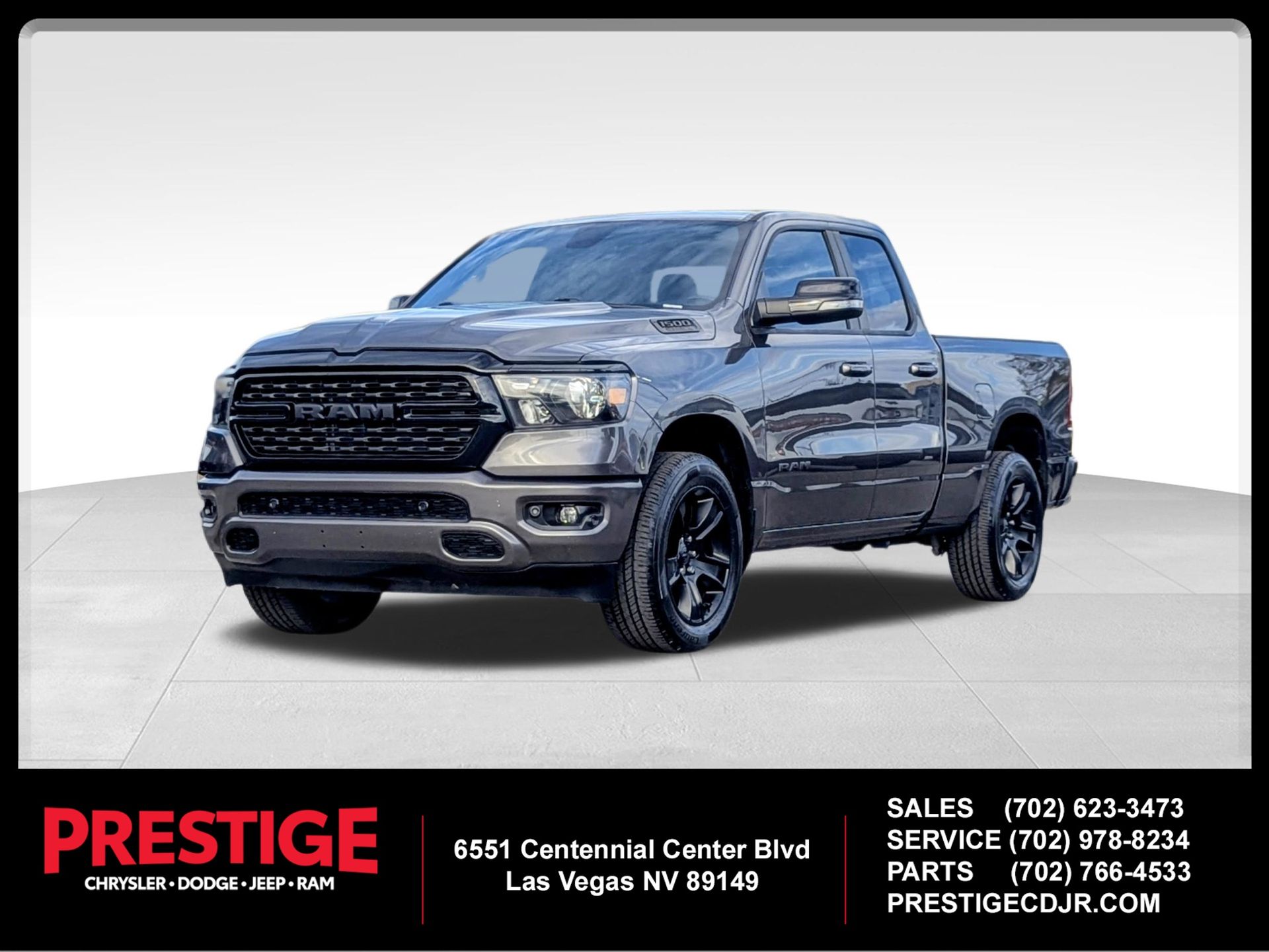 Crystal Metallic 2022 RAM 1500 Pickup Truck Four-Wheel Drive 8-Speed Automatic