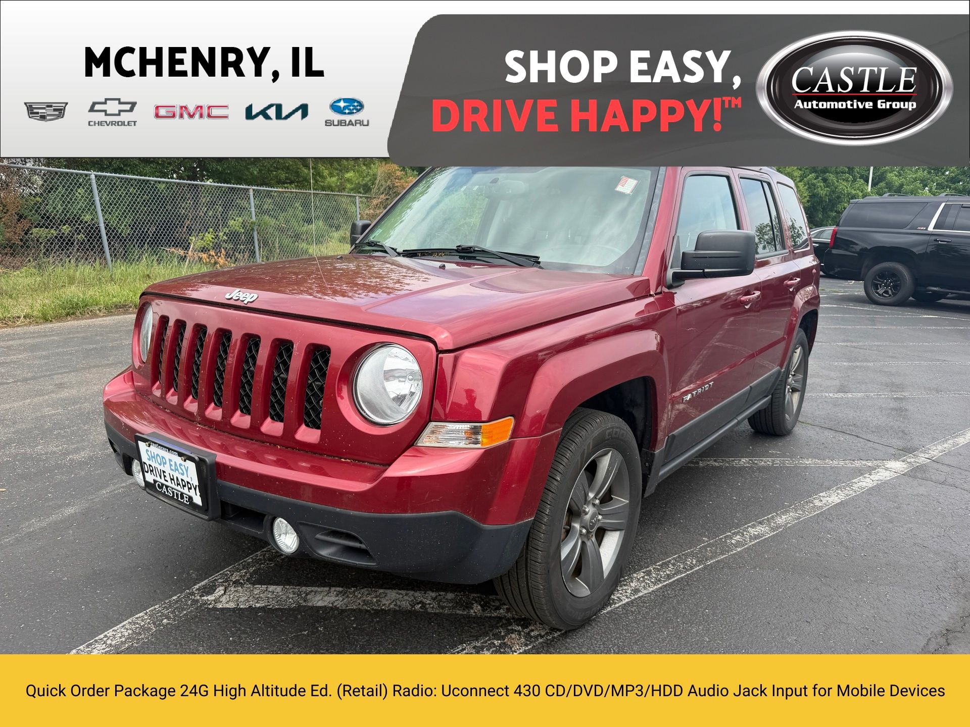 Deep Cherry Red Crystal Pearlcoat 2014 Jeep Patriot High Altitude Edition SUV / Crossover Front-Wheel Drive 6-Speed Automatic