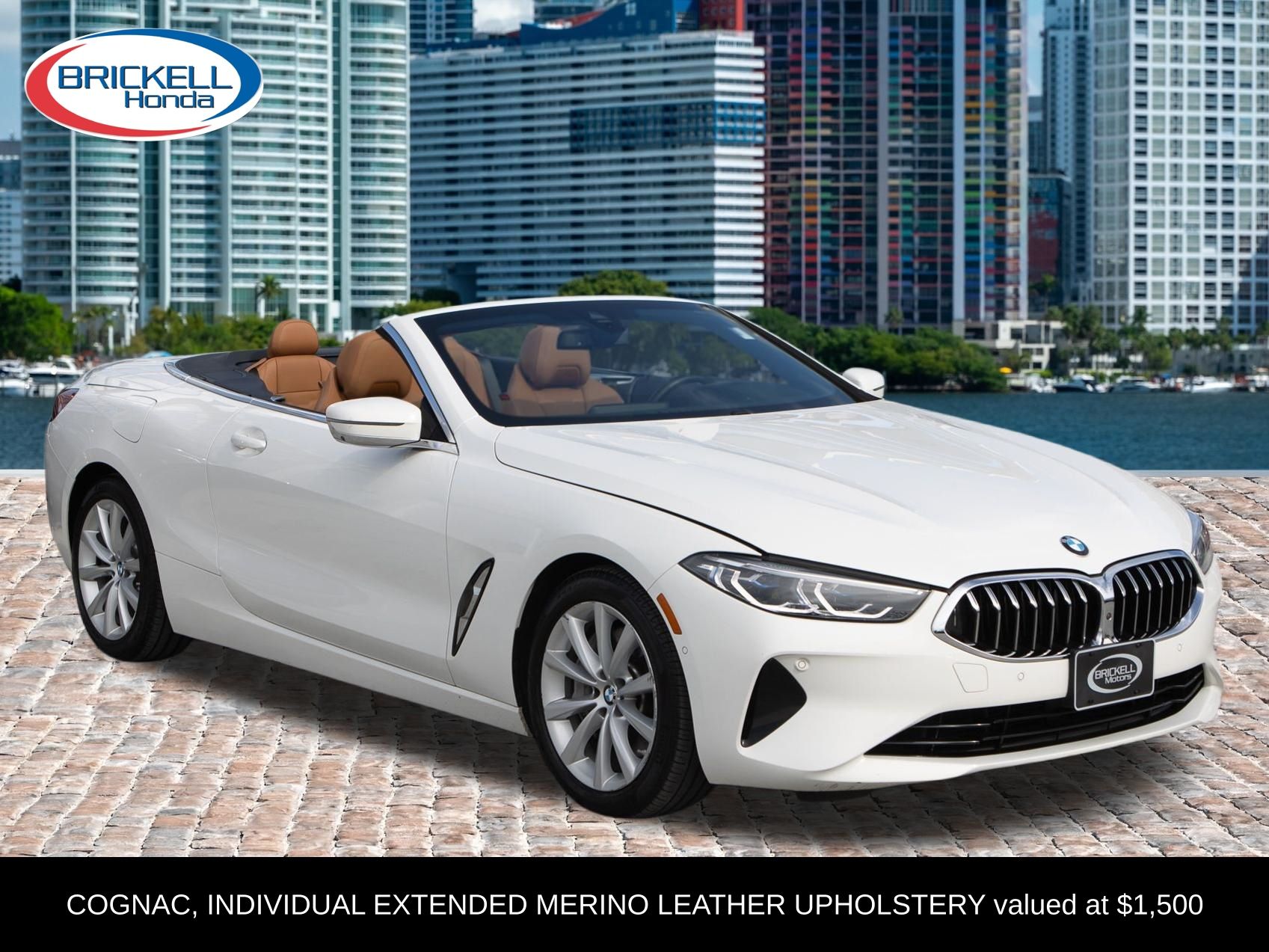 Alpine White 2020 BMW 8 Series Convertible All-Wheel Drive 8-Speed Automatic