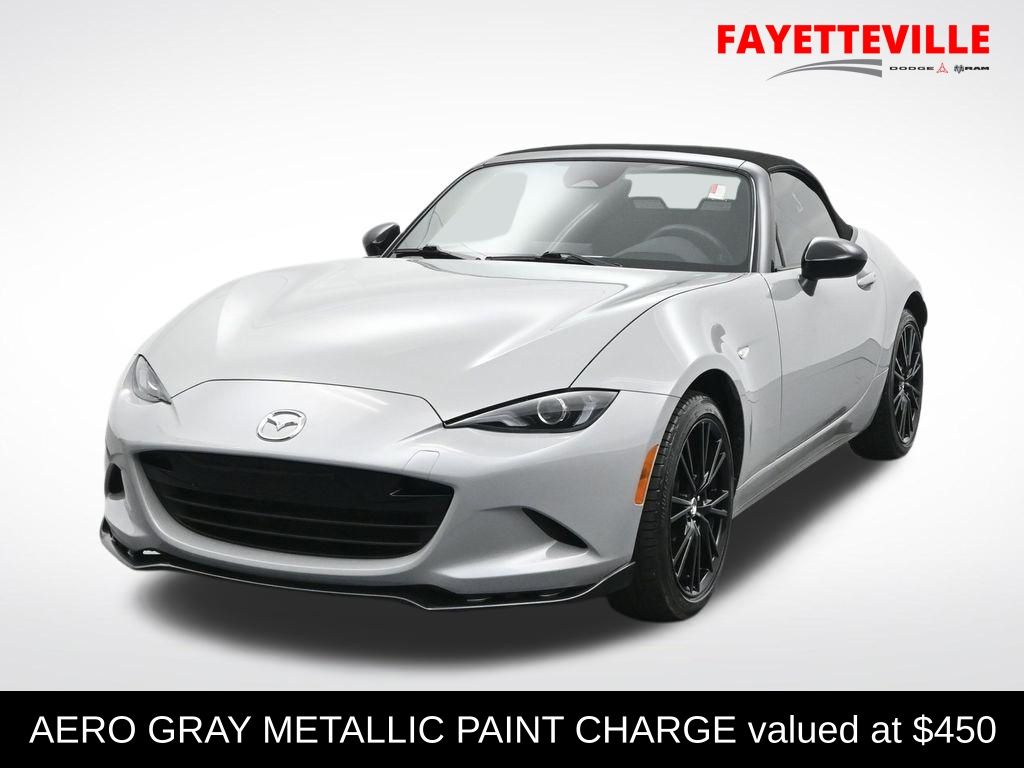 Aero Gray Metallic 2025 Mazda MX-5 Miata Convertible Rear-Wheel Drive 6-Speed Manual